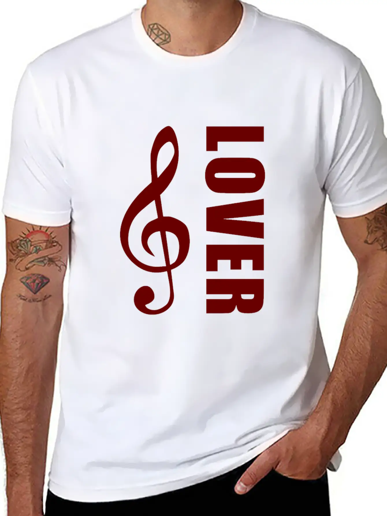 Love Of Music Unisex Casual T-Shirt – Clean Design For Daily Comfort