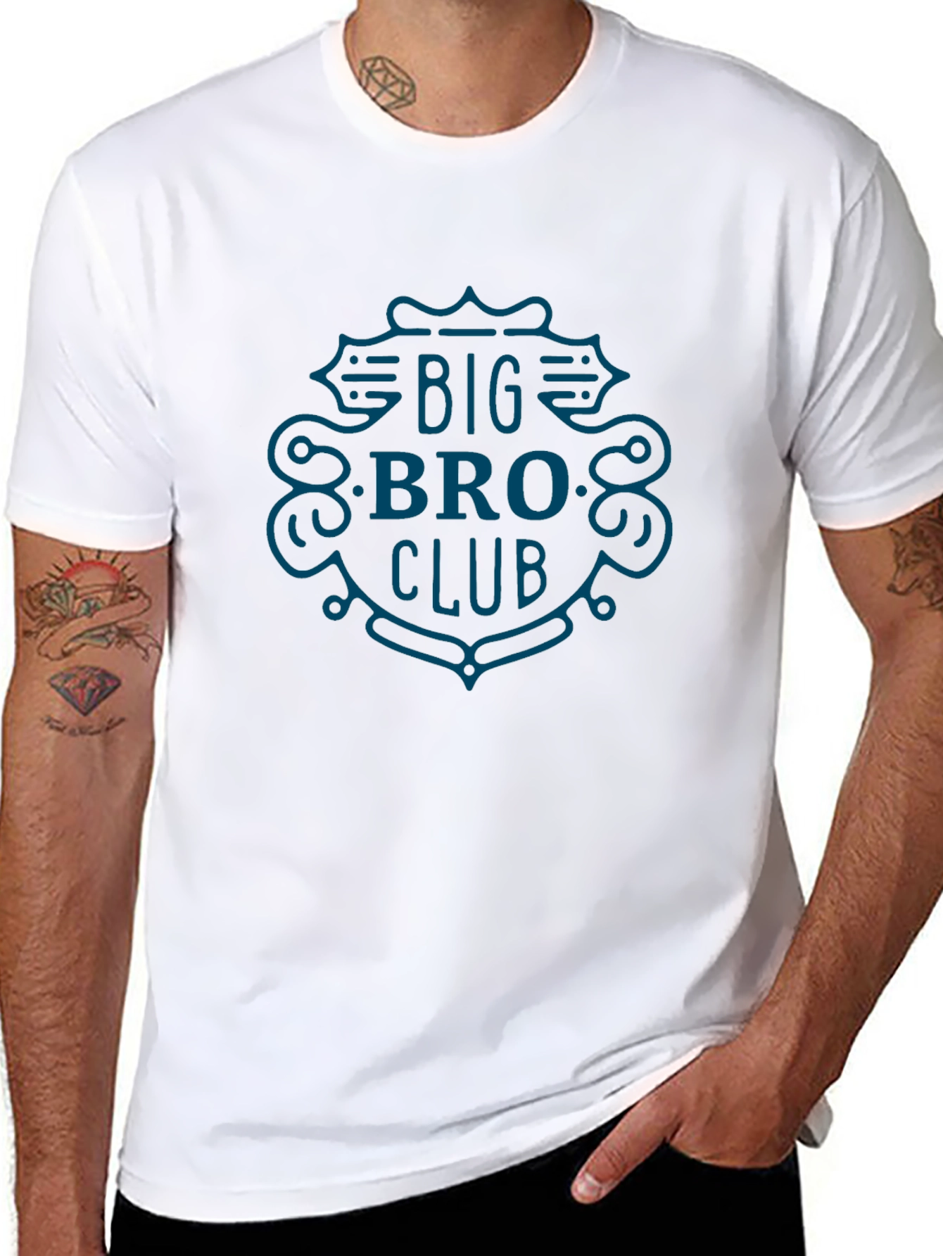 Big Bro Club Tee - Cool Graphic T-Shirt