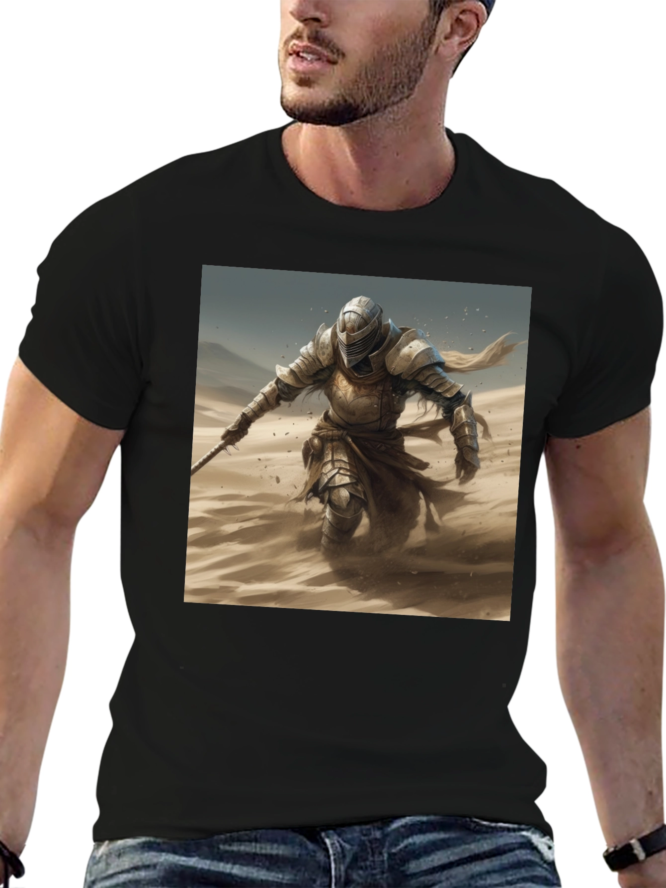 Knight in Shining Armor Black Tee