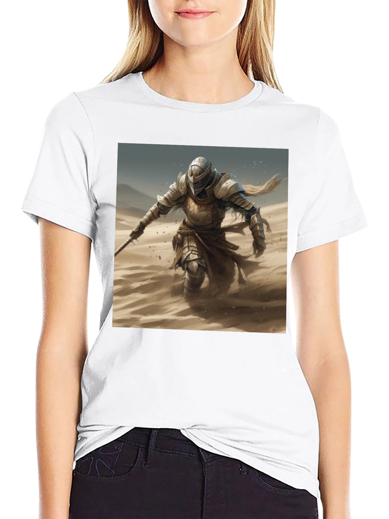 Knight in Shining Armor Black Tee