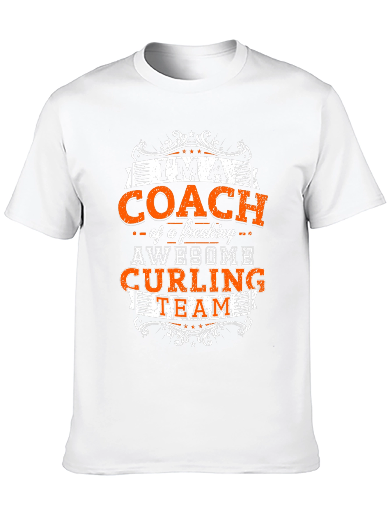 Awesome Curling Coach T-Shirt