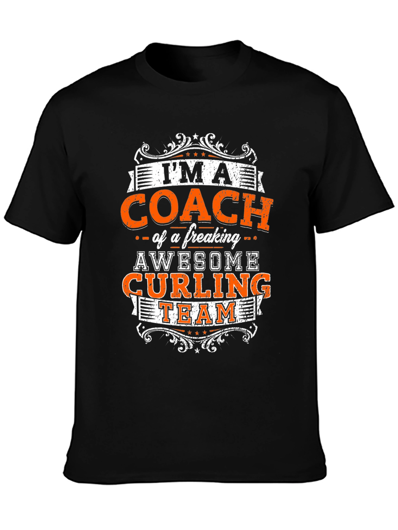 Awesome Curling Coach T-Shirt
