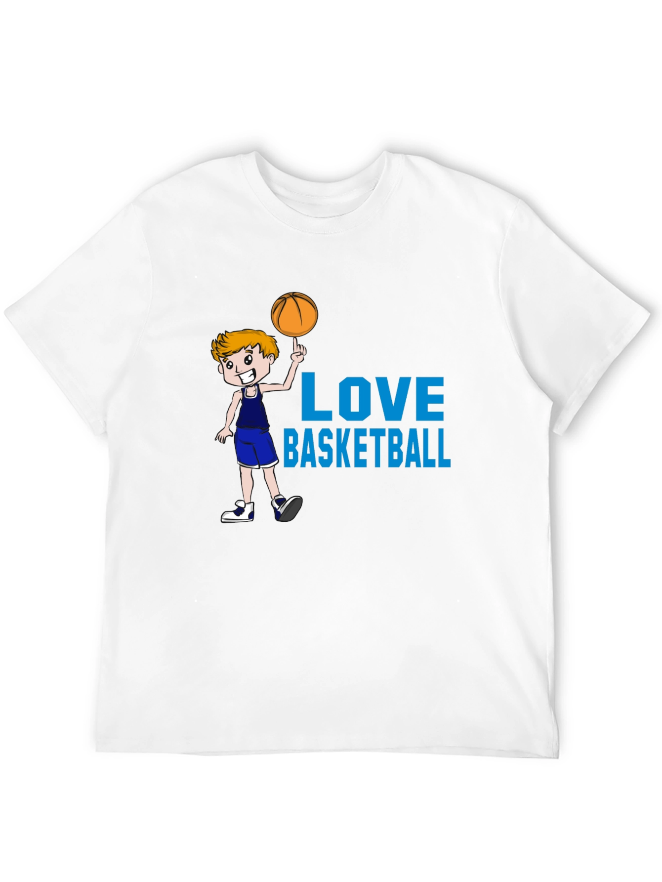 Love Basketball Black T-Shirt