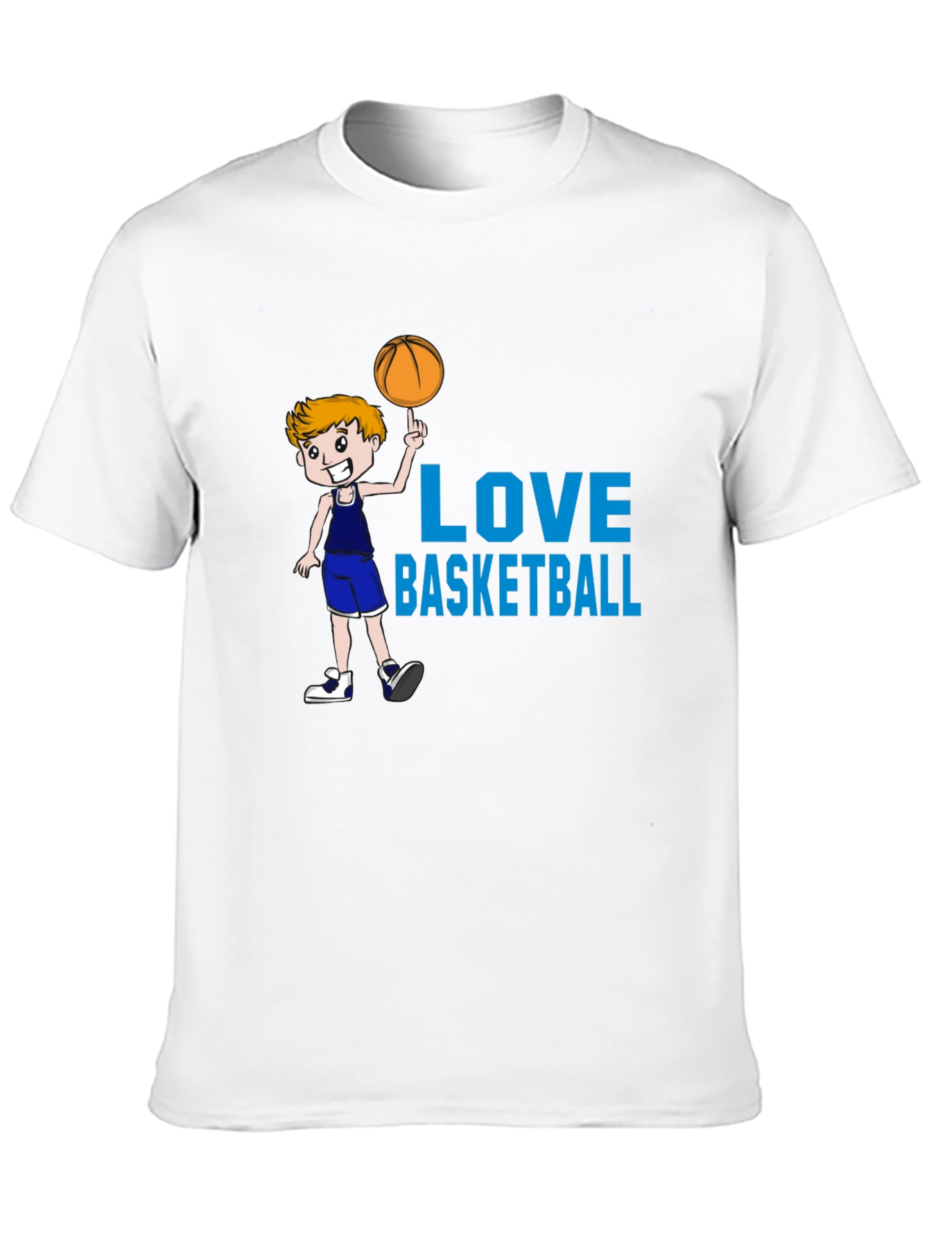 Love Basketball Black T-Shirt