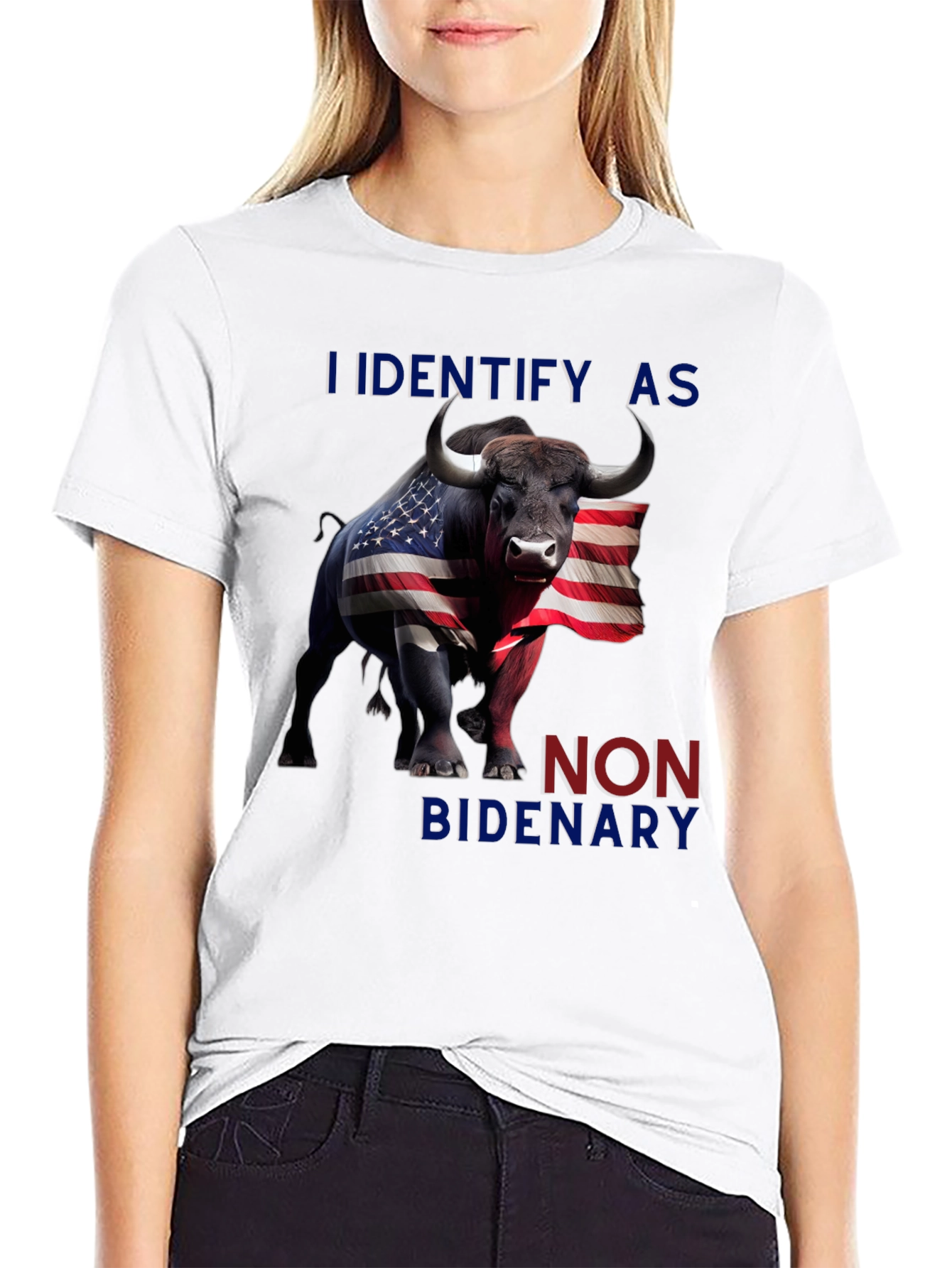 I Identify As Non Bidenary T-Shirt