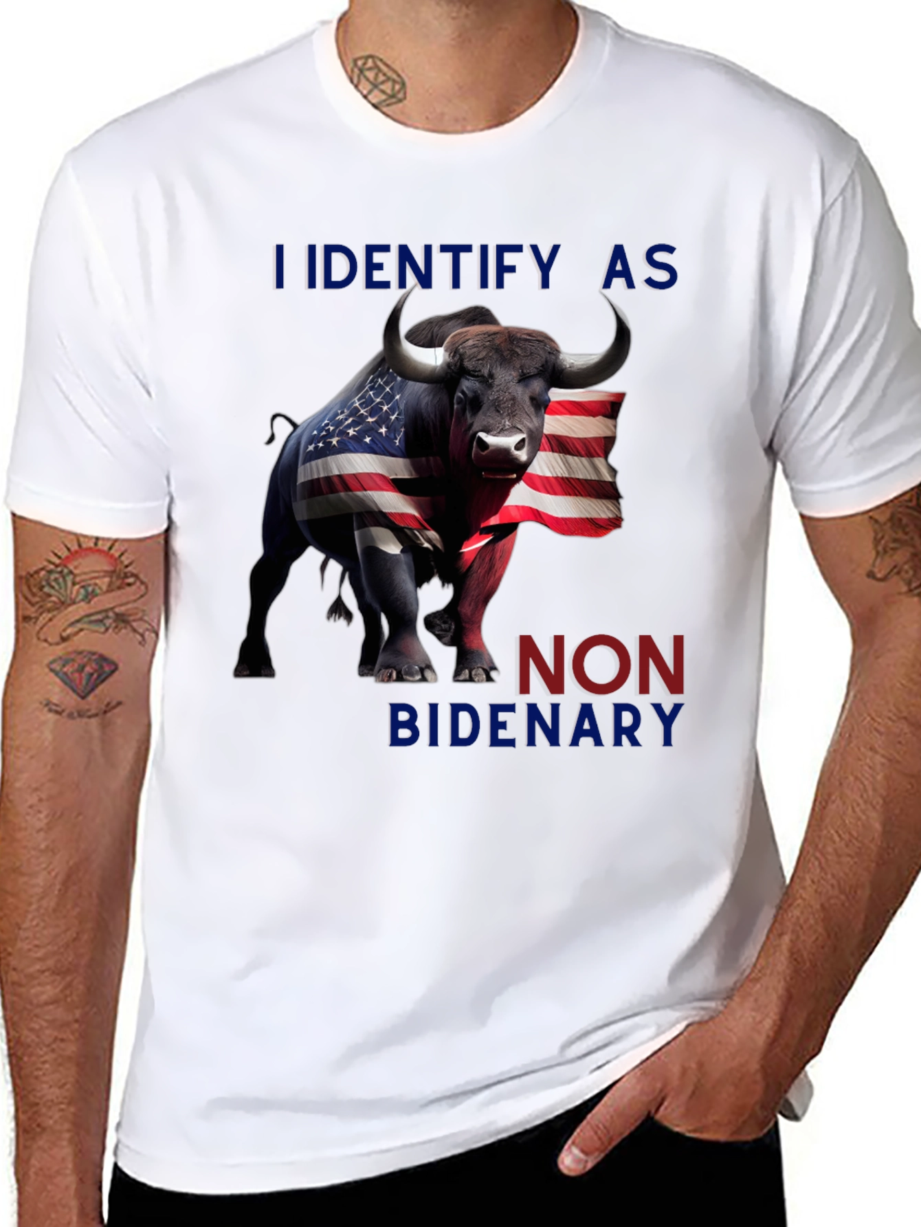 I Identify As Non Bidenary T-Shirt