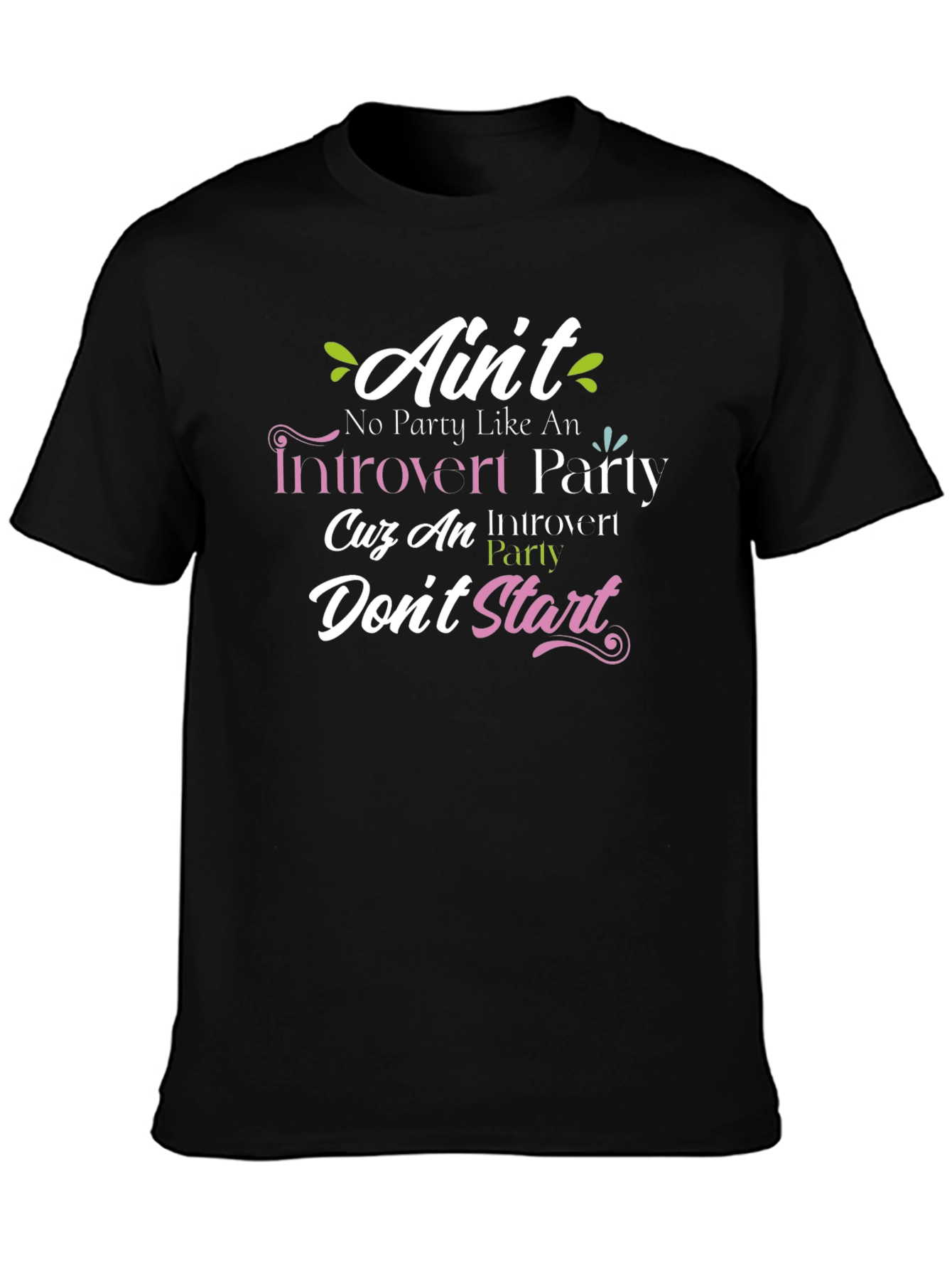 Introvert Party T-Shirt - Funny Slogan Tee