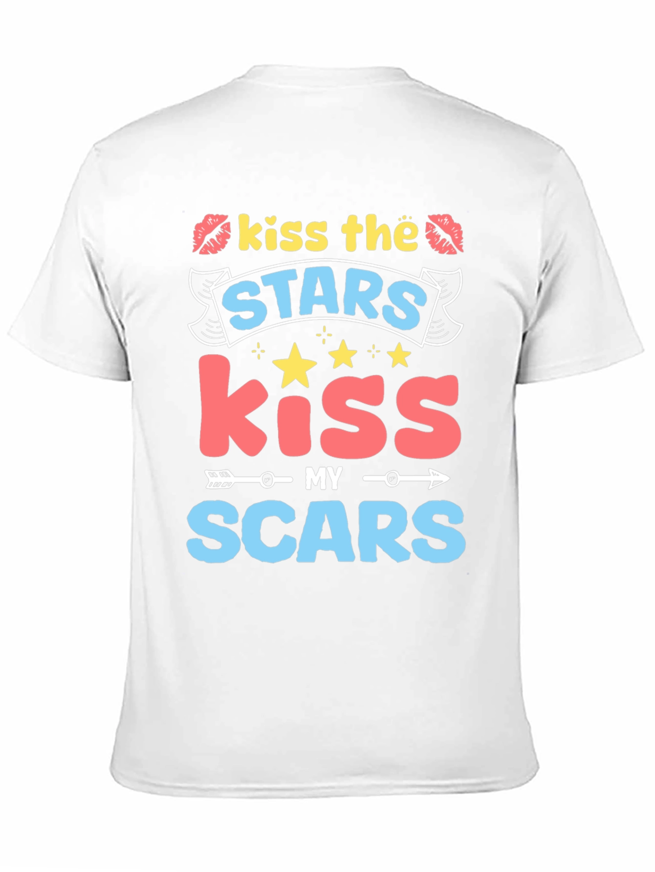 Kiss the Stars Kiss My Scars Graphic Tee