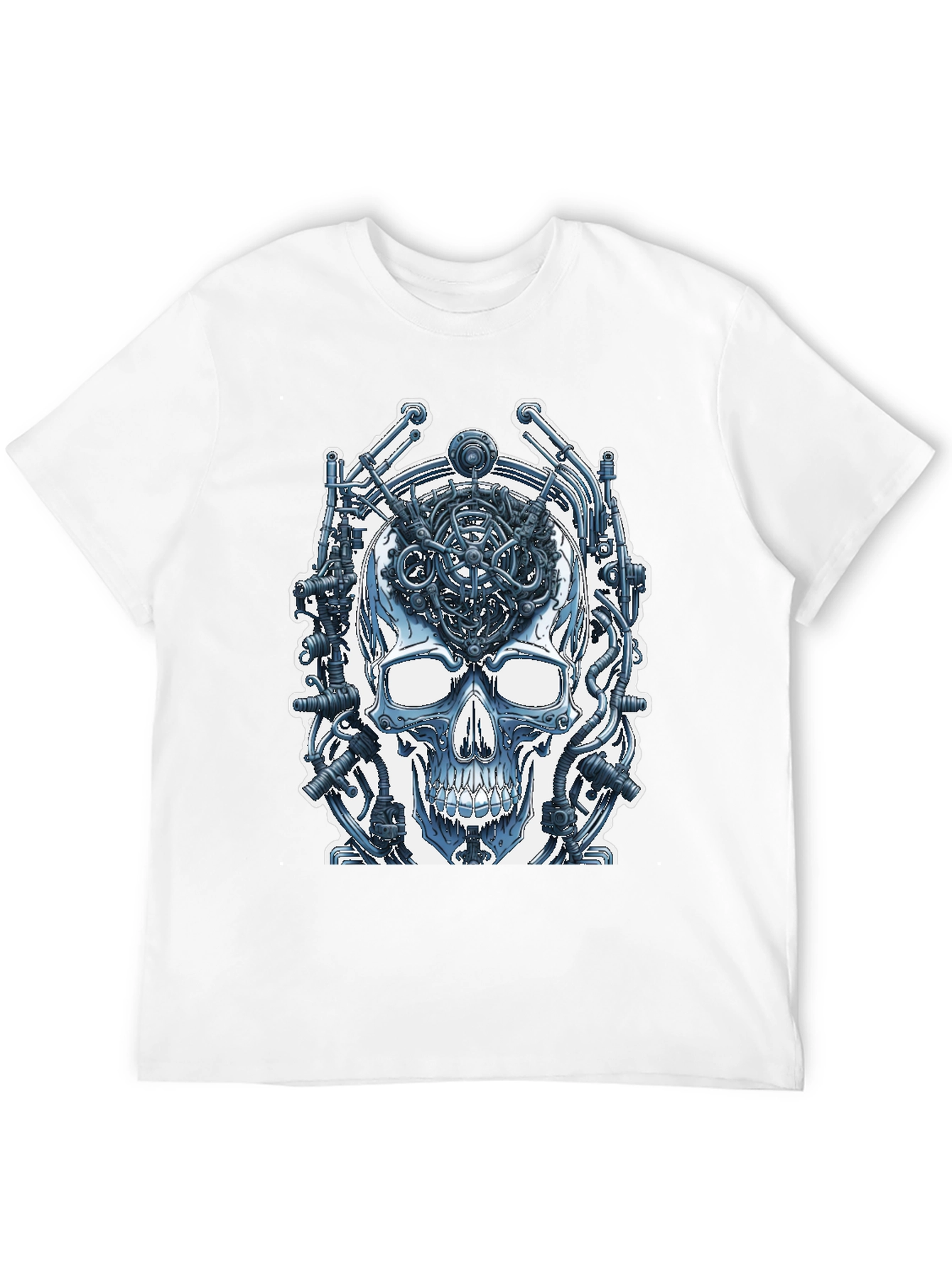Cyberpunk Skull T-Shirt - Wired Brain