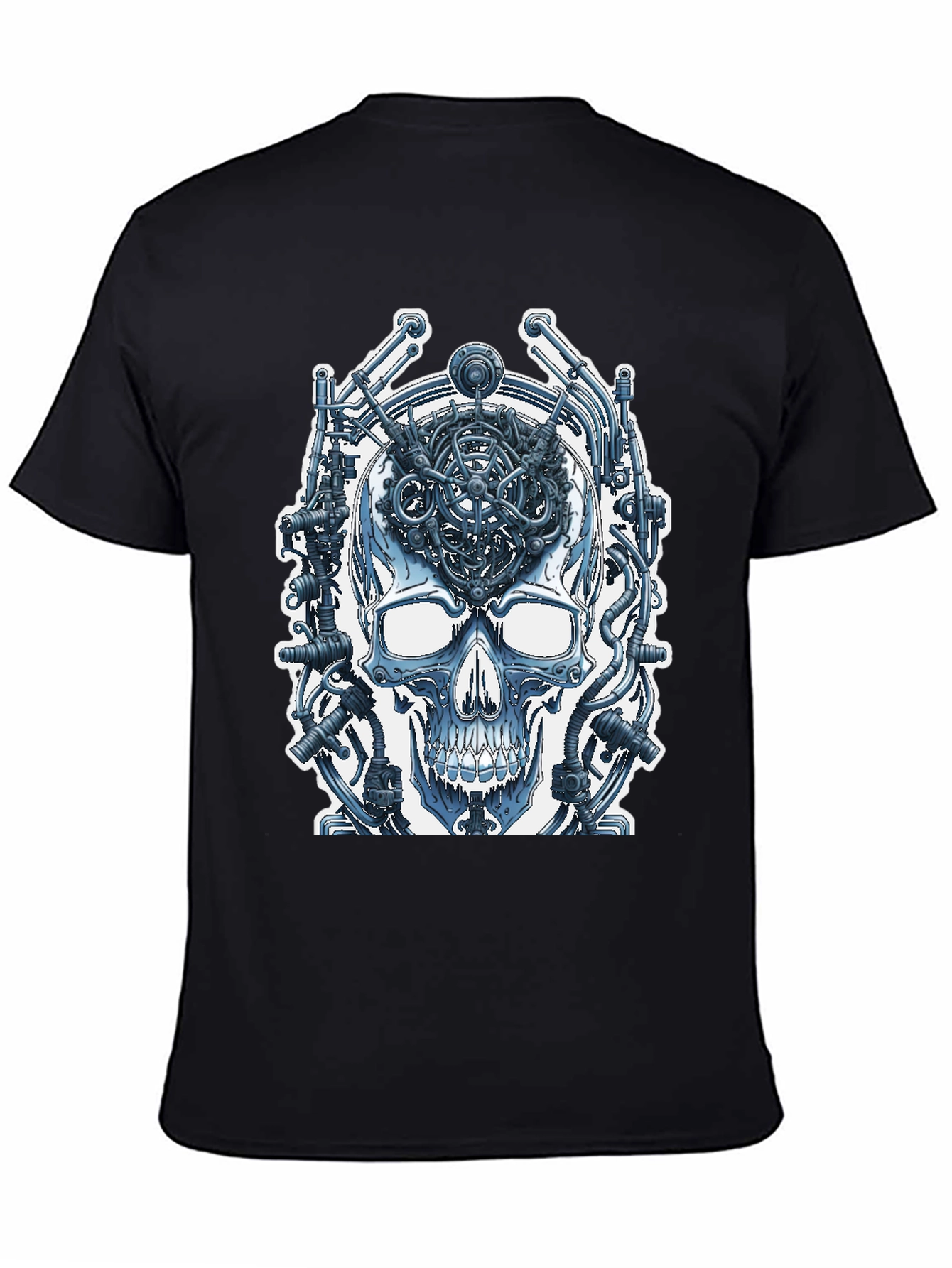 Cyberpunk Skull T-Shirt - Wired Brain