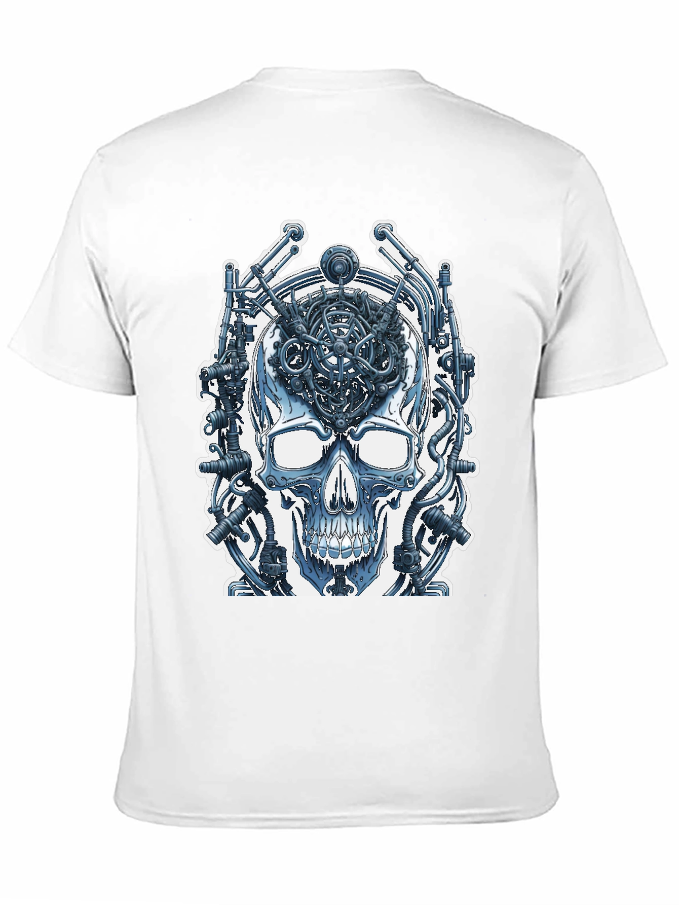Cyberpunk Skull T-Shirt - Wired Brain
