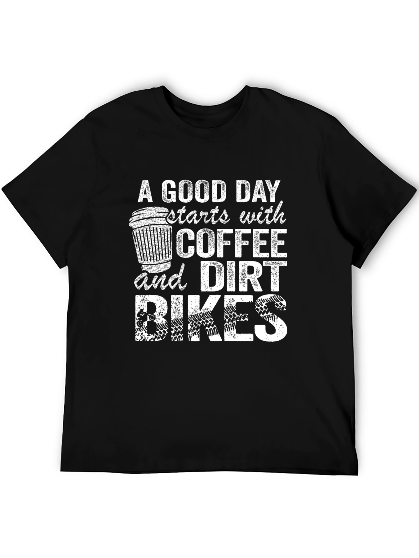 Coffee & Dirt Bikes Graphic Tee