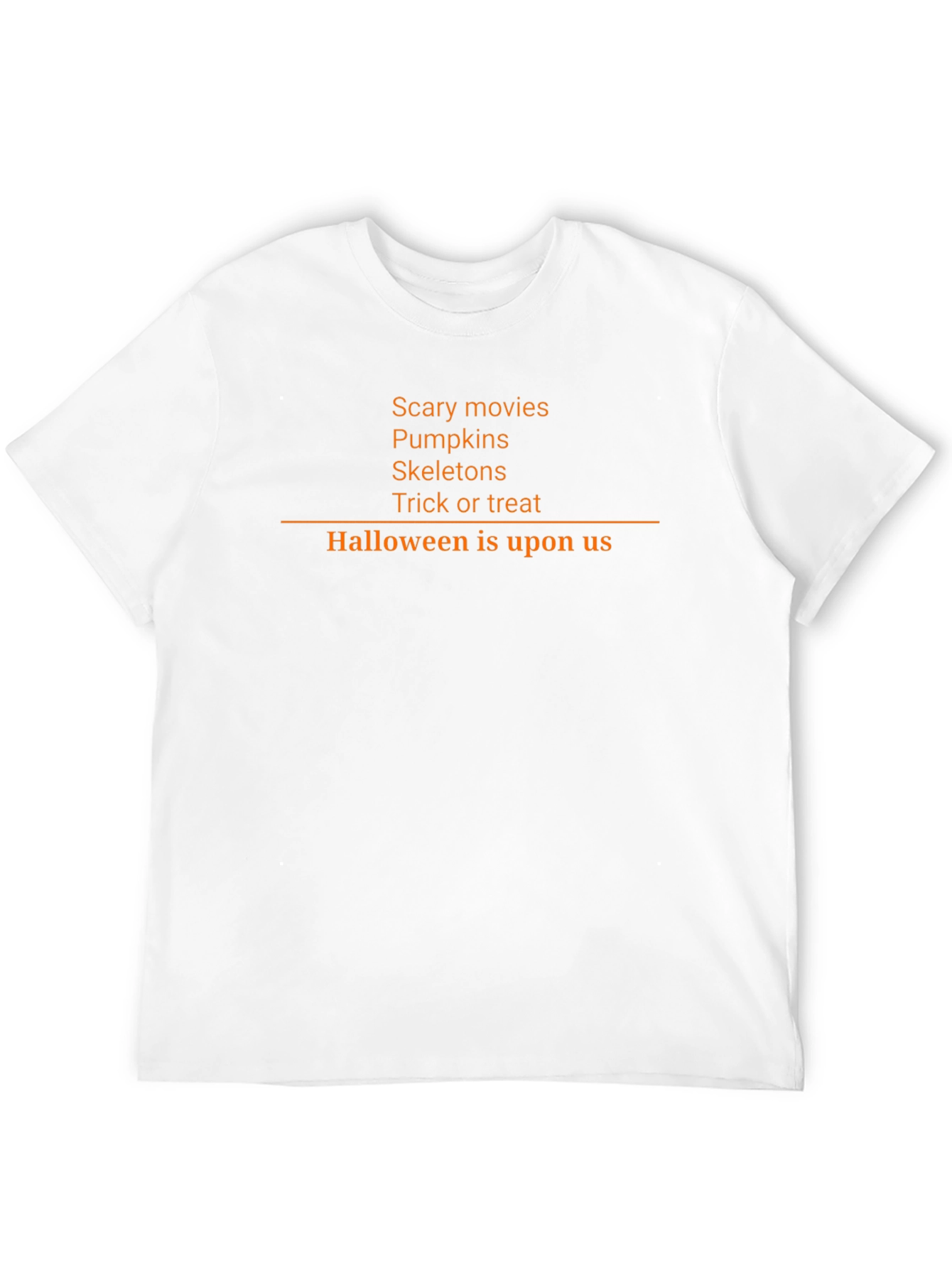 Halloween Themed T-Shirt: Scary Movies Pumpkins & More!