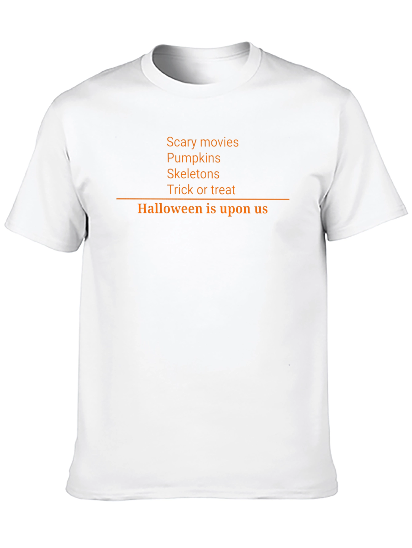 Halloween Themed T-Shirt: Scary Movies Pumpkins & More!