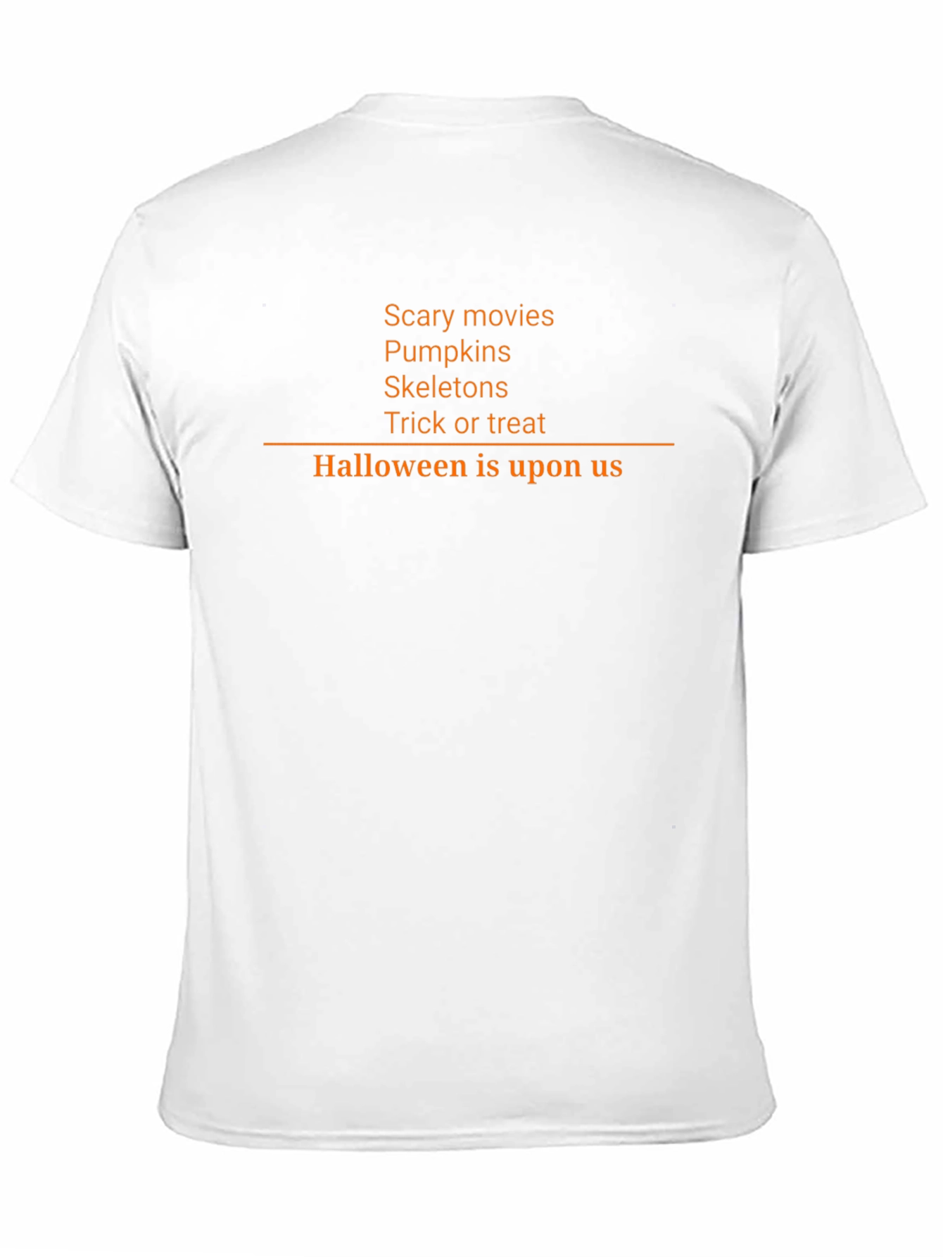 Halloween Themed T-Shirt: Scary Movies Pumpkins & More!