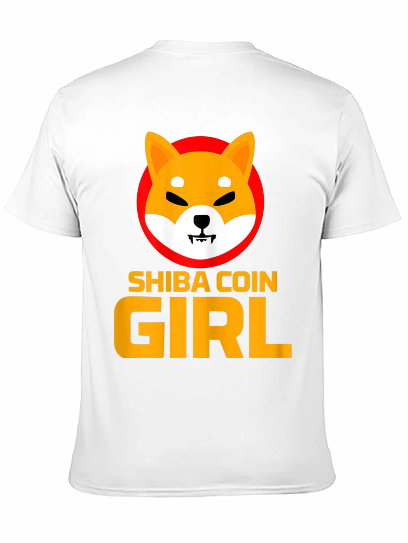 Shiba Coin Girl Graphic Tee - Black