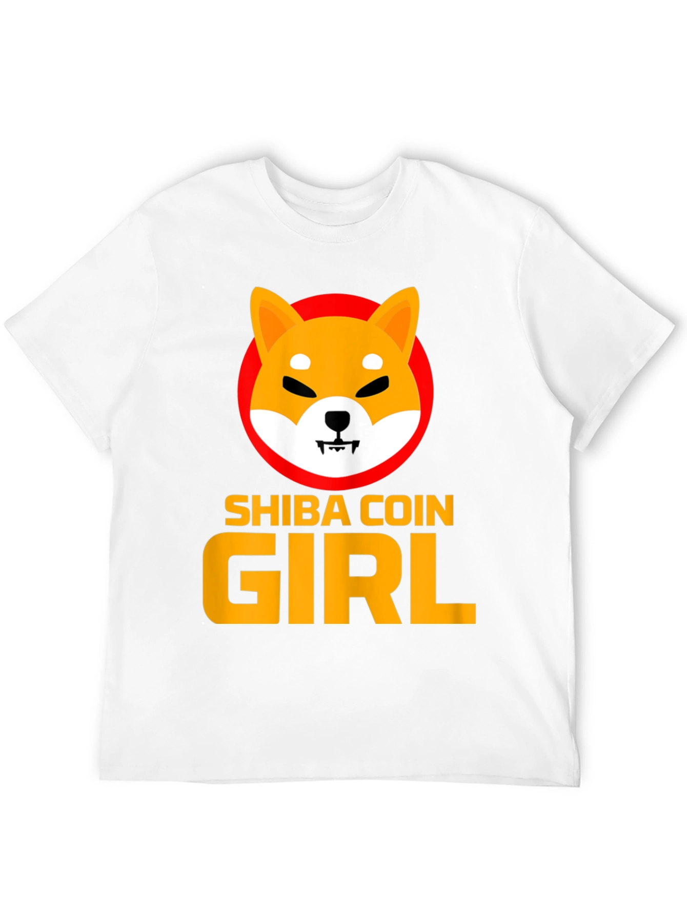 Shiba Coin Girl Graphic Tee - Black