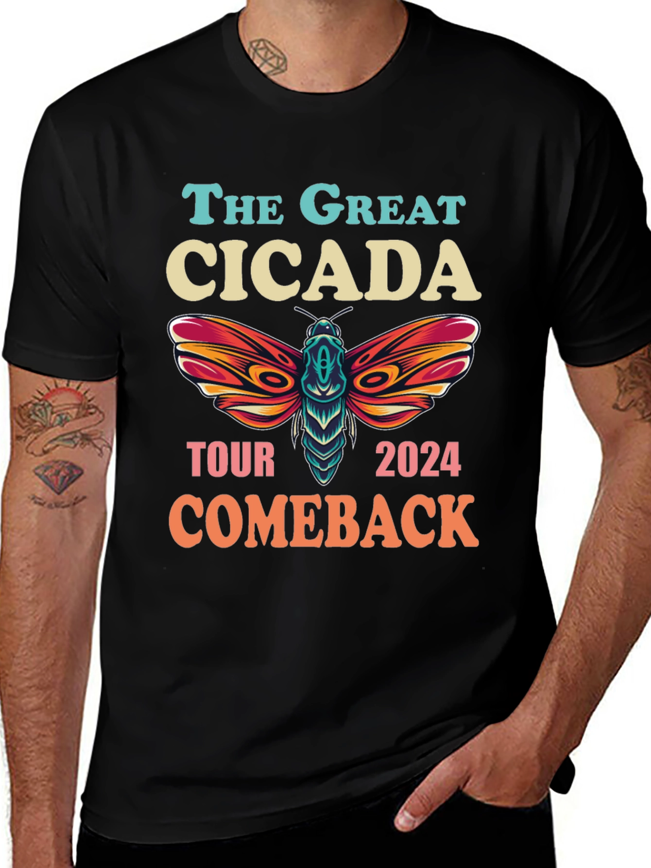 The Great Cicada Comeback Tour 2024 T-Shirt