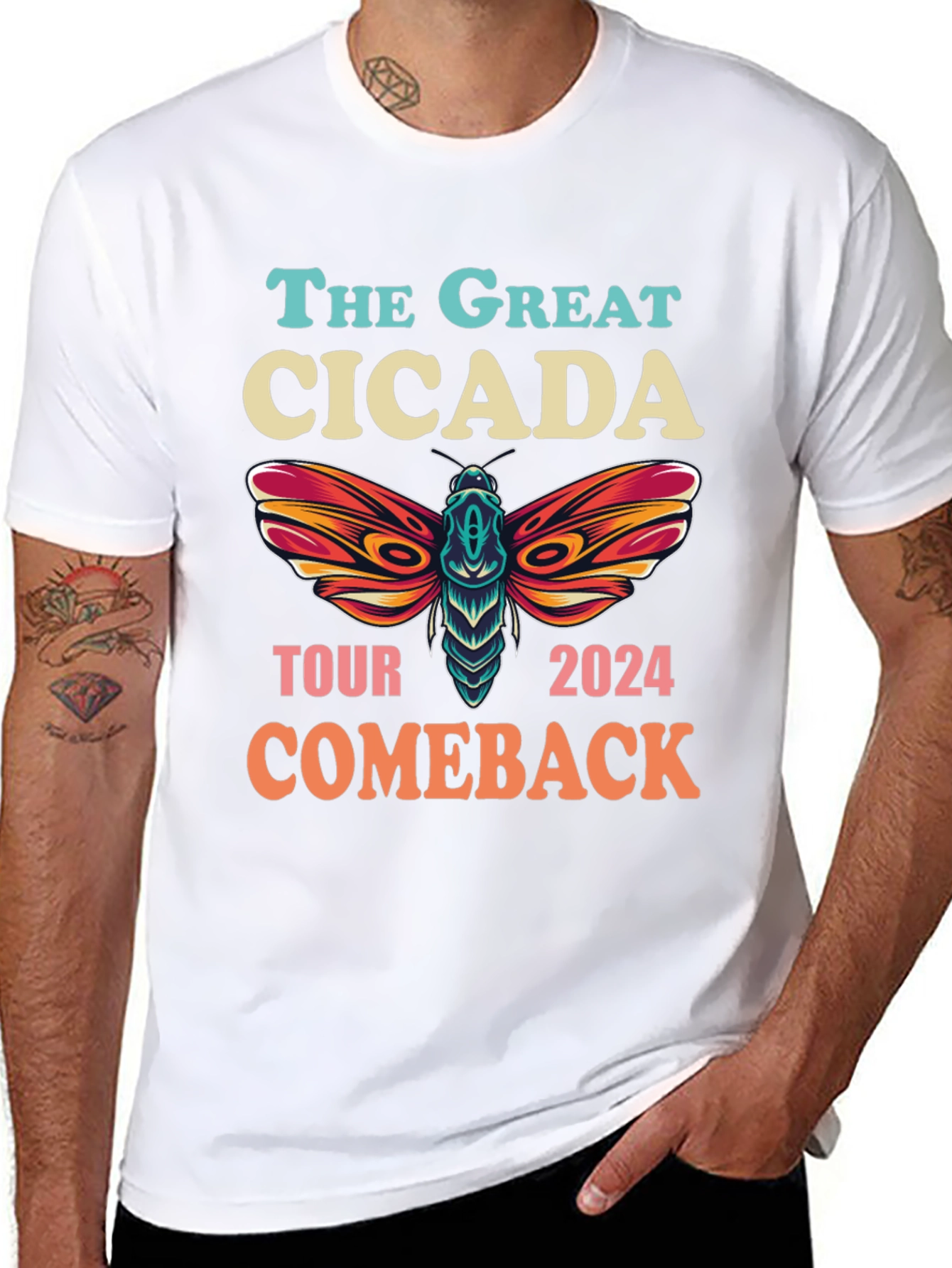 The Great Cicada Comeback Tour 2024 T-Shirt
