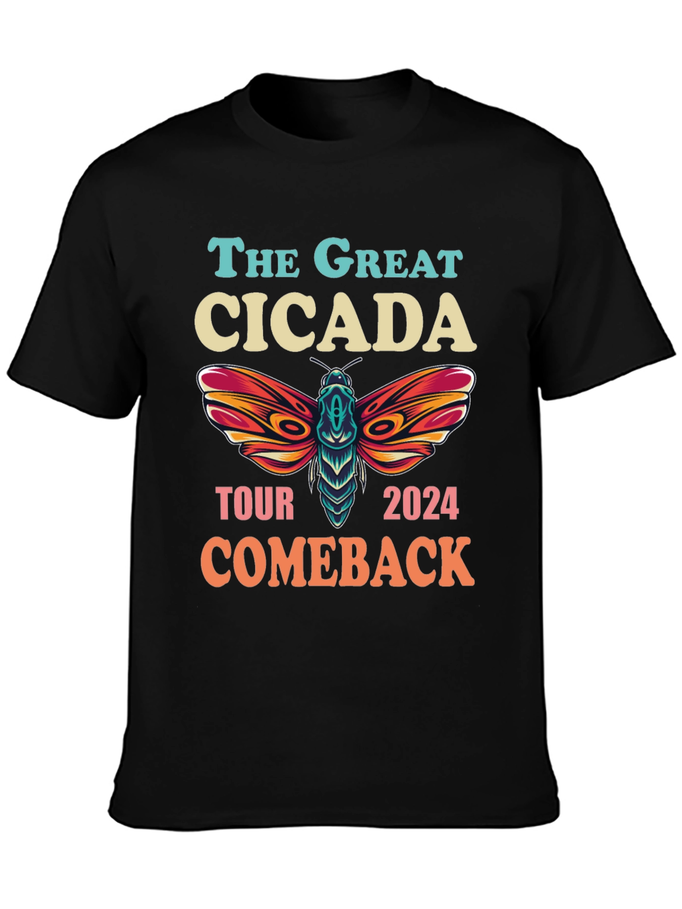 The Great Cicada Comeback Tour 2024 T-Shirt