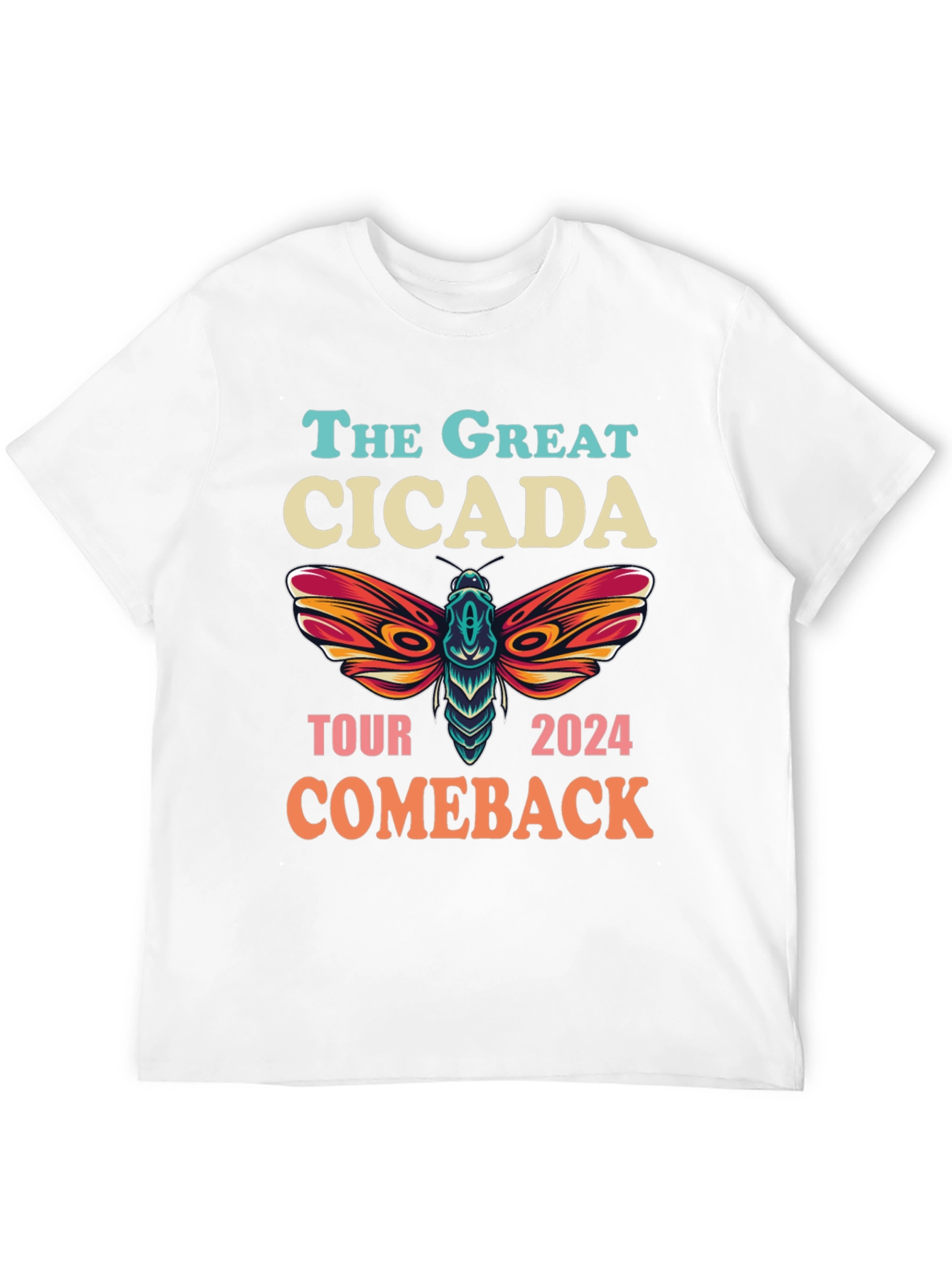 The Great Cicada Comeback Tour 2024 T-Shirt