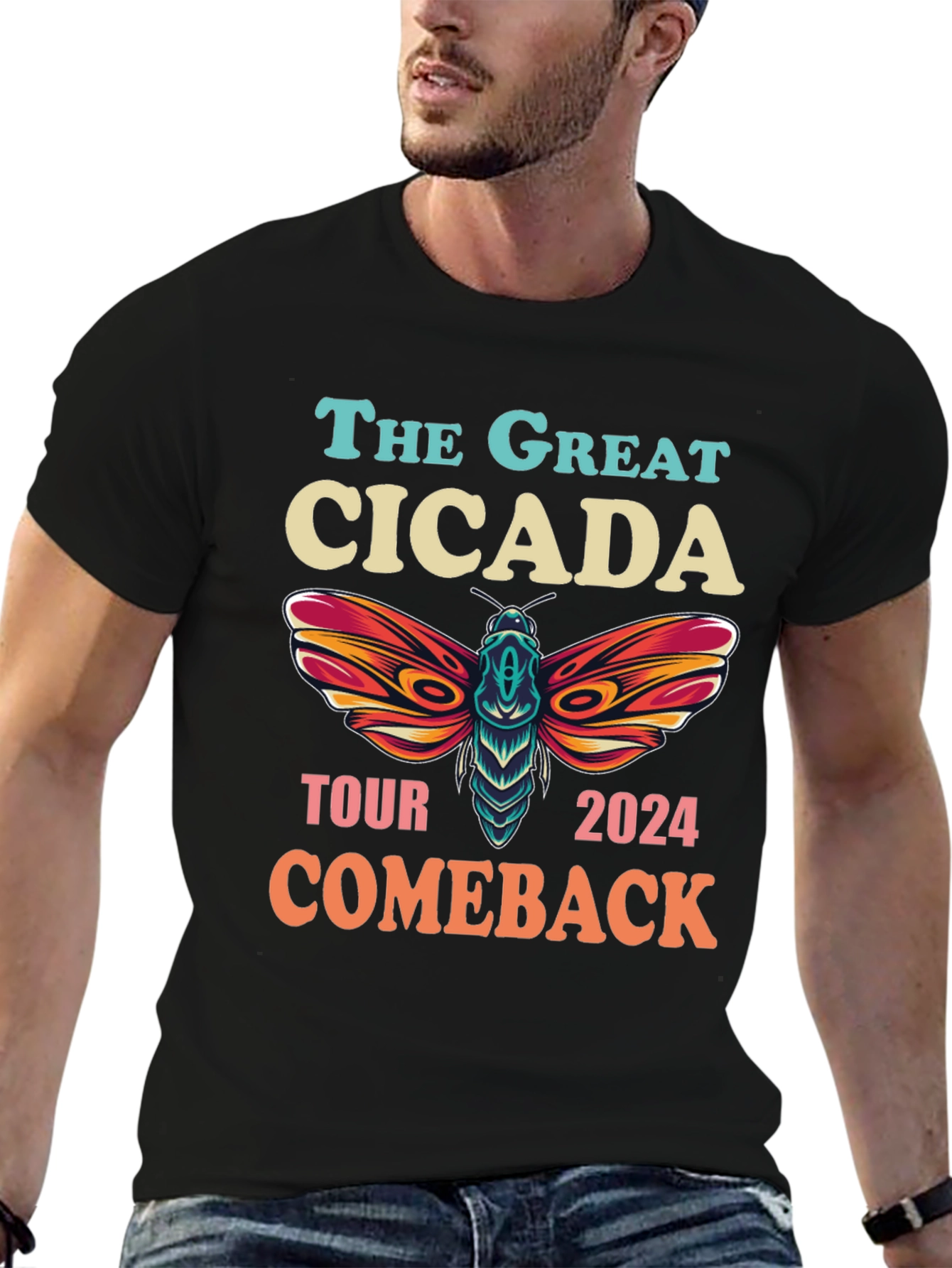 The Great Cicada Comeback Tour 2024 T-Shirt