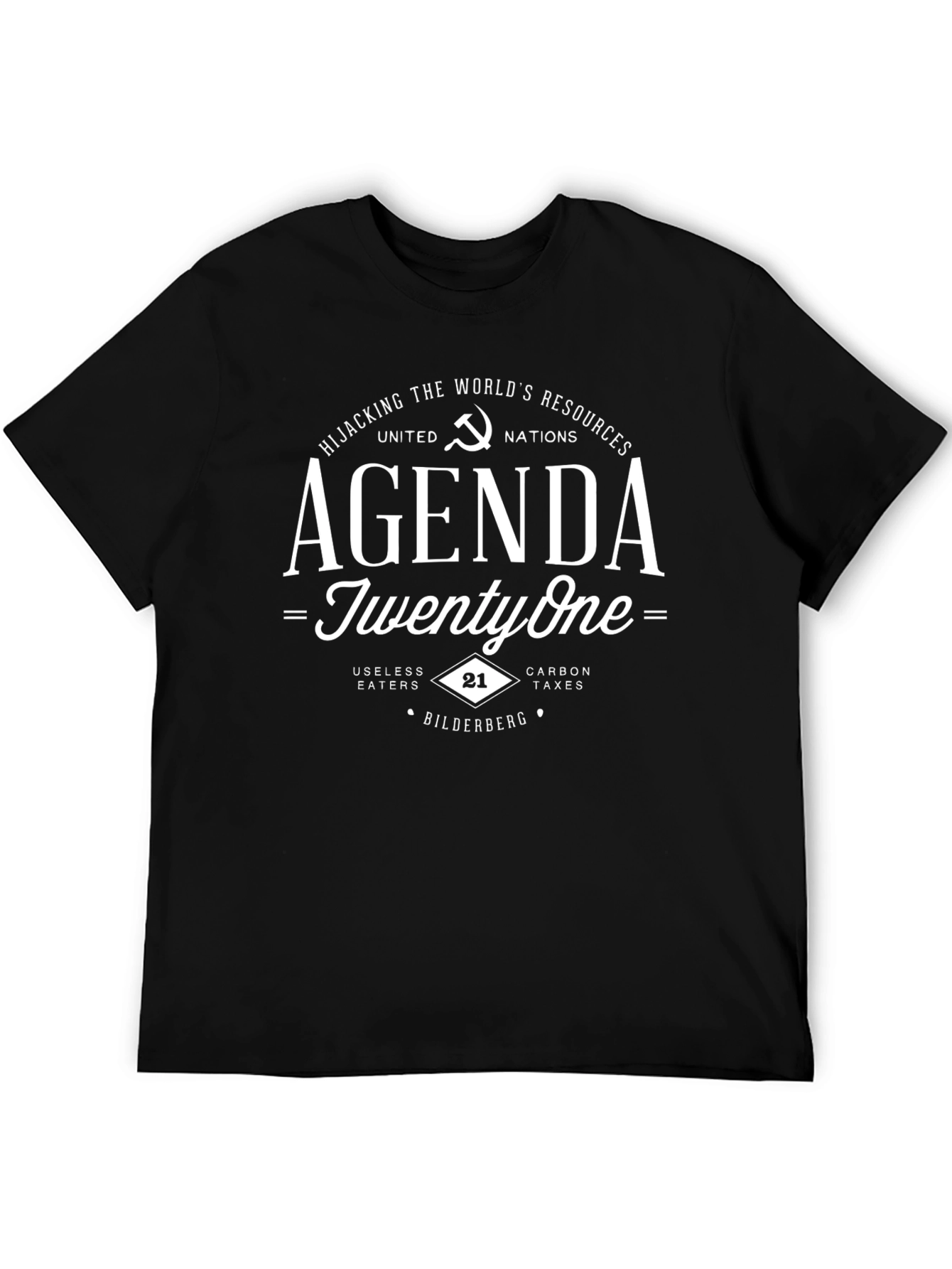 Agenda Twenty One Conspiracy T-Shirt