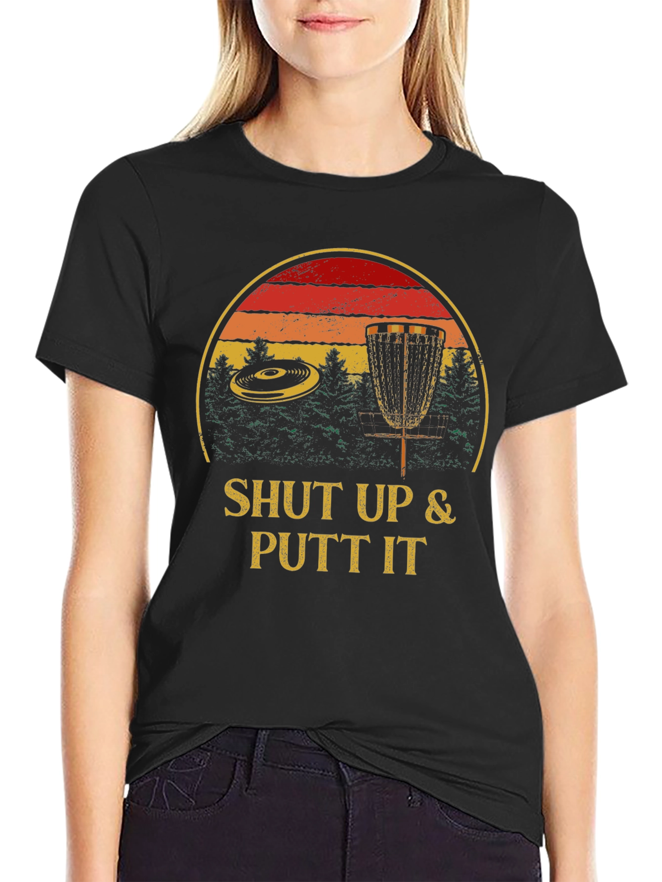 Shut Up & Putt It Disc Golf T-Shirt