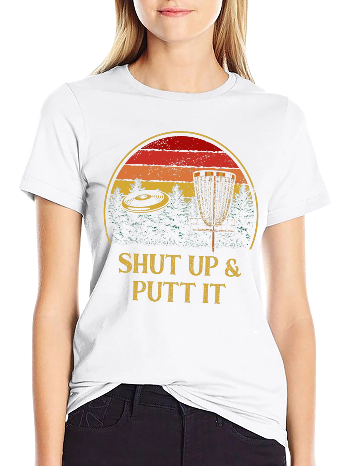 Shut Up & Putt It Disc Golf T-Shirt