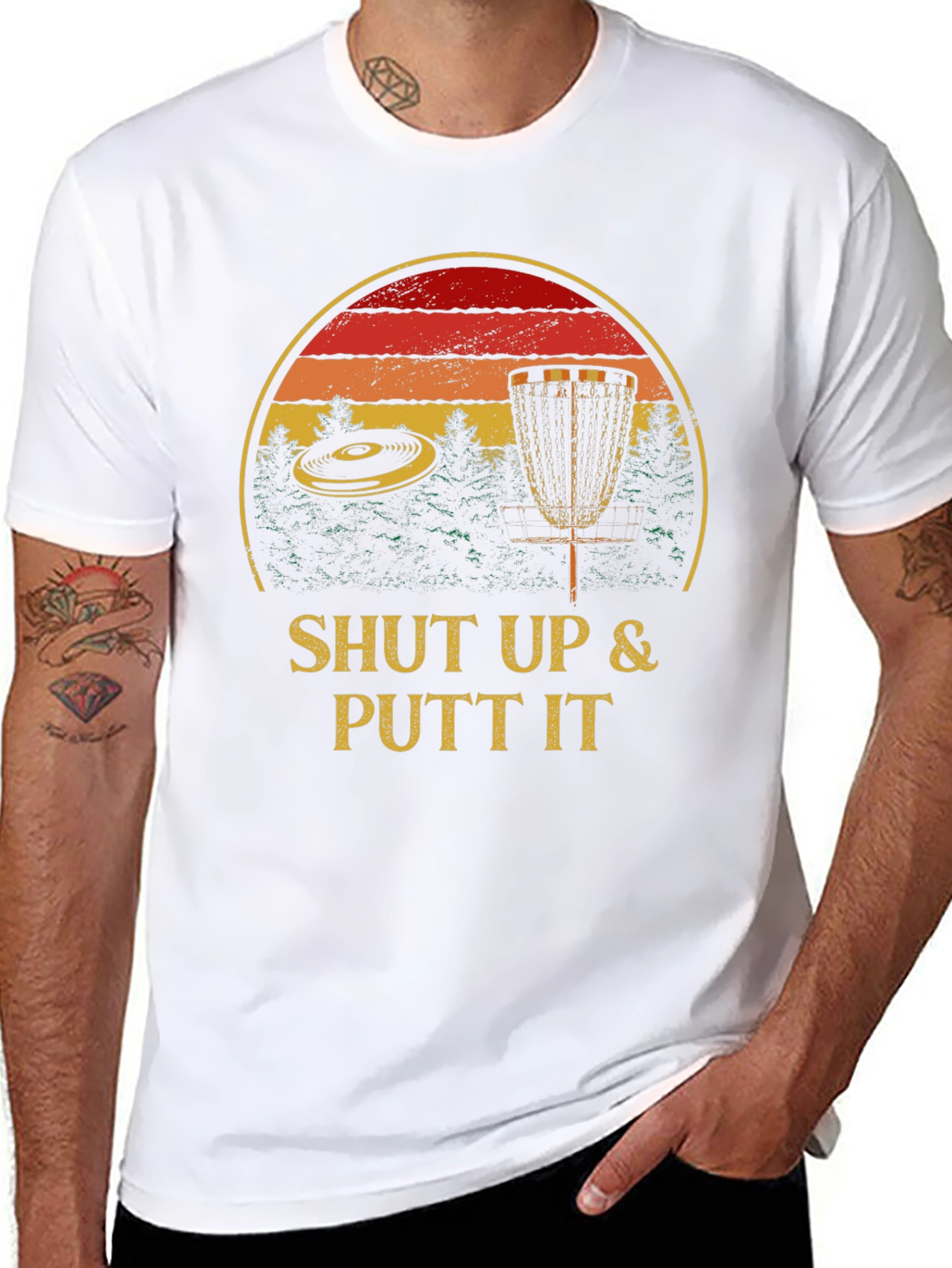 Shut Up & Putt It Disc Golf T-Shirt