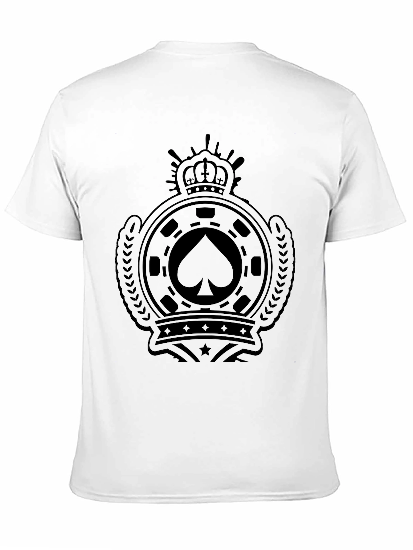 Spade Crest Graphic T-Shirt - Premium Black Tee