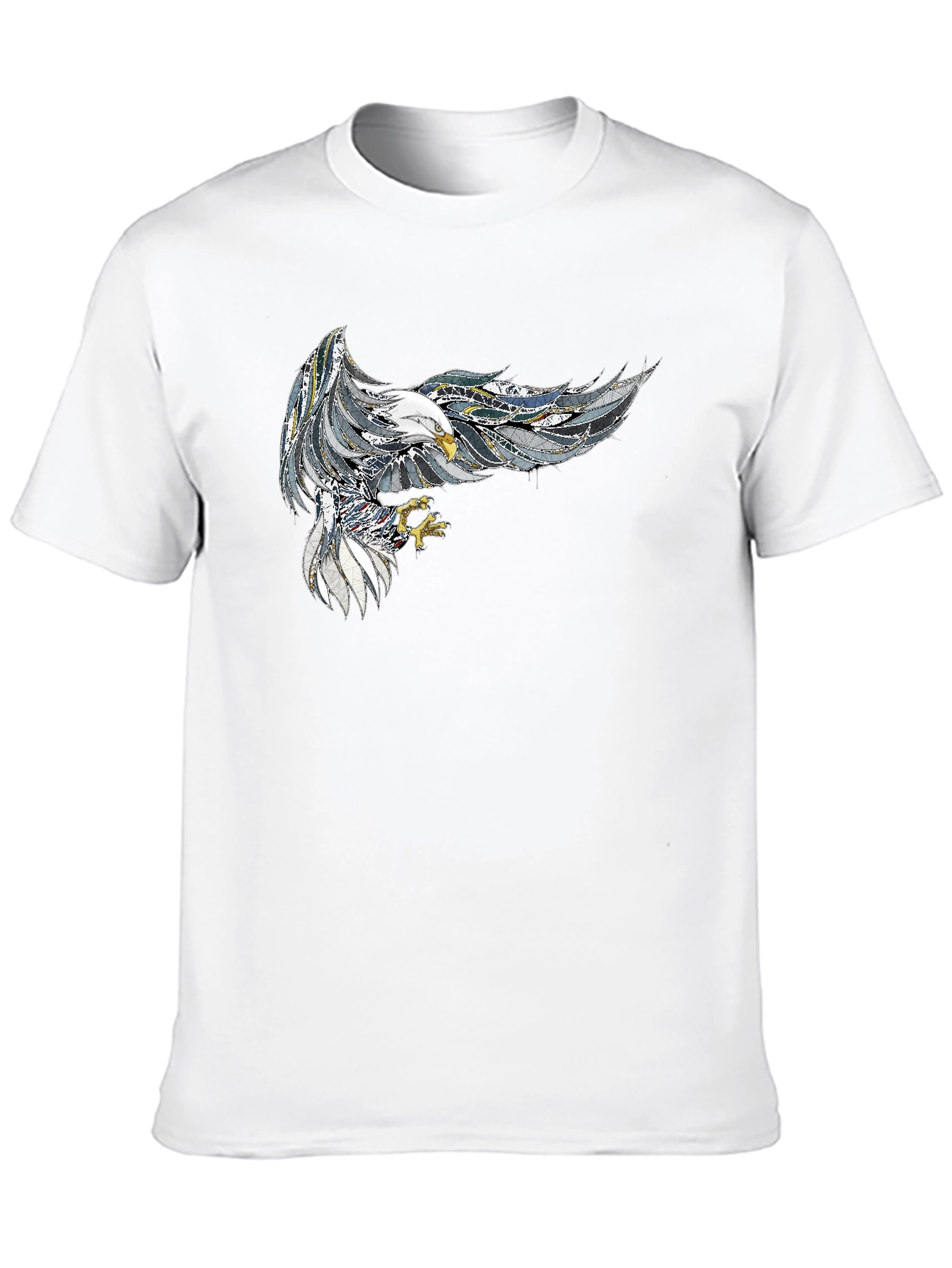 Mens Black Eagle Graphic Tee