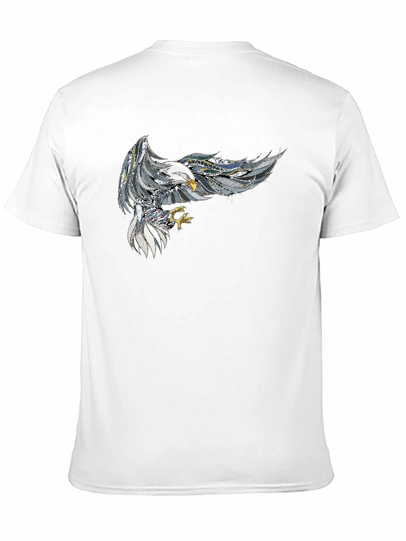 Mens Black Eagle Graphic Tee