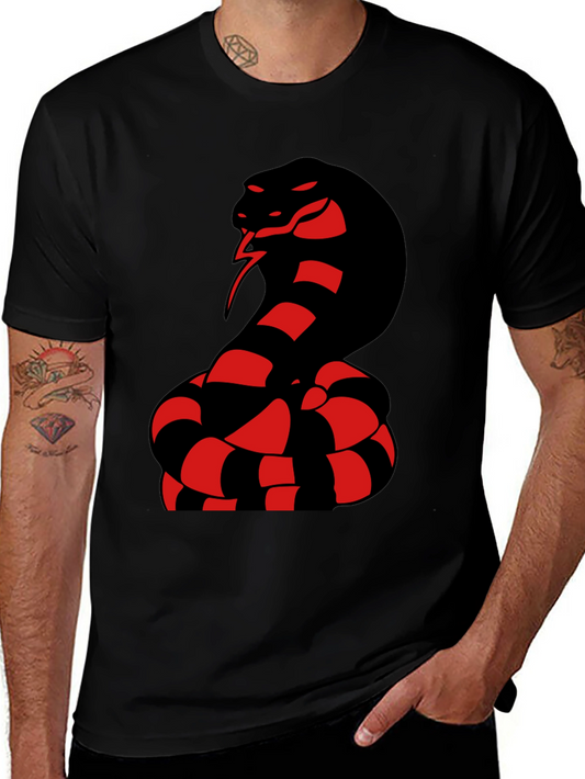 Cobra Graphic Tee - Bold Snake Design