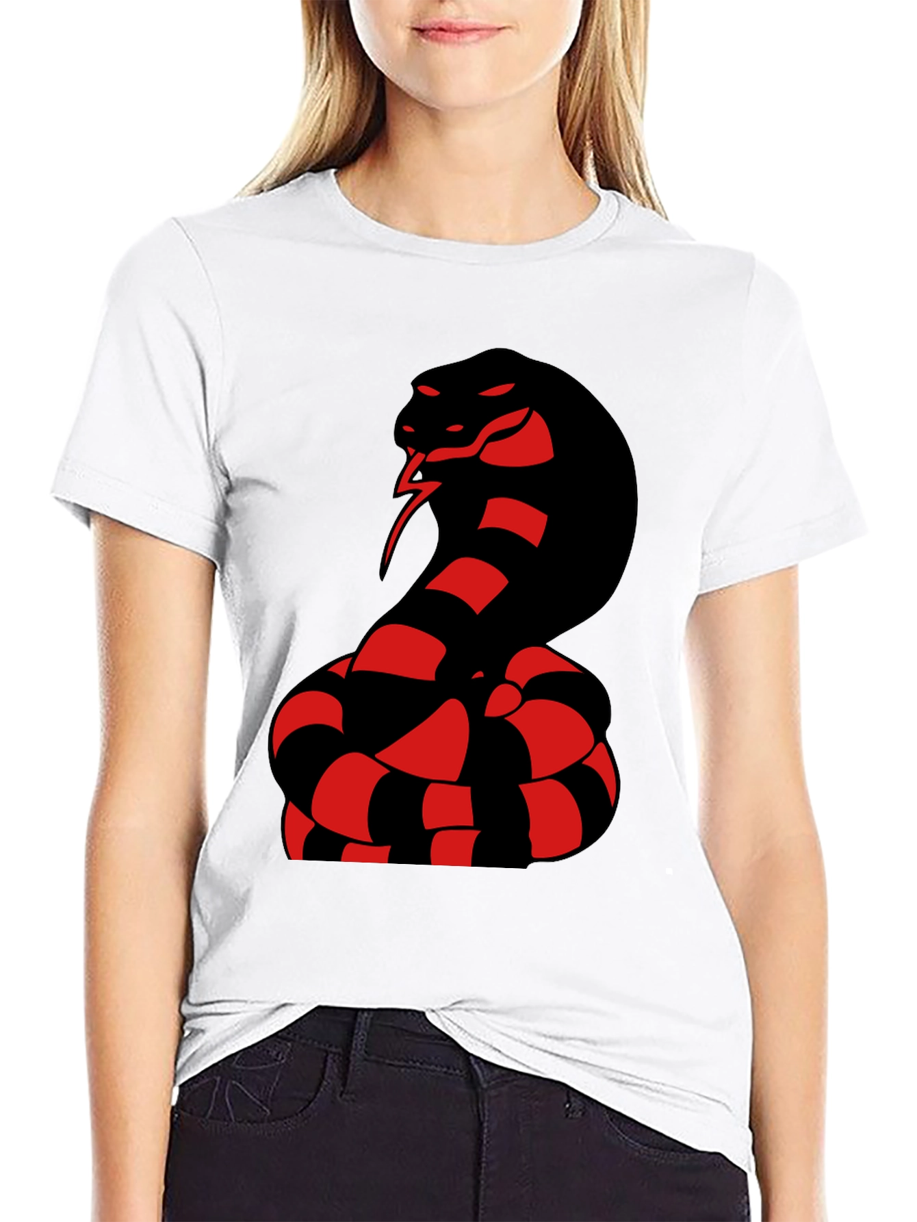 Cobra Graphic Tee - Bold Snake Design