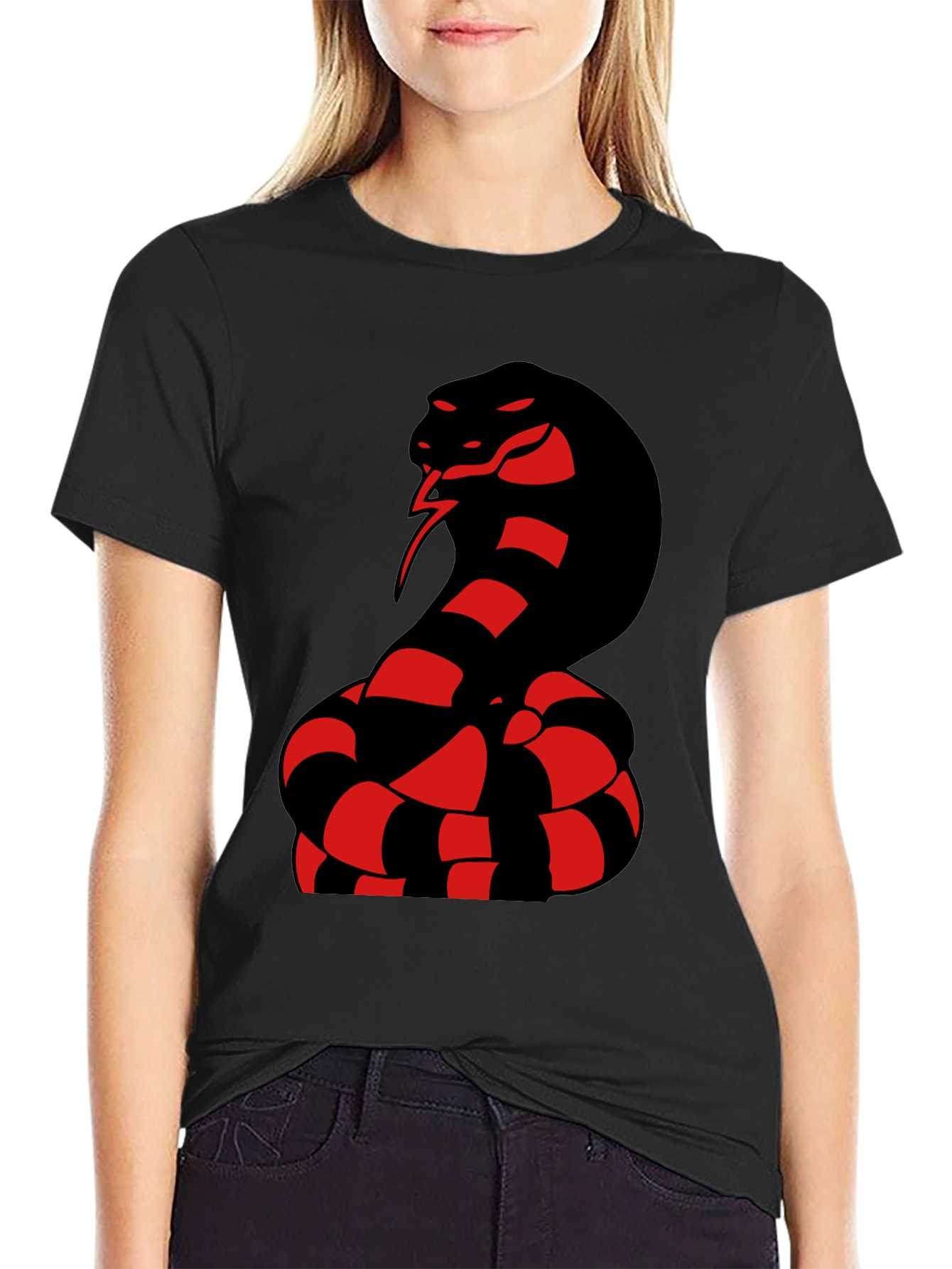 Cobra Graphic Tee - Bold Snake Design
