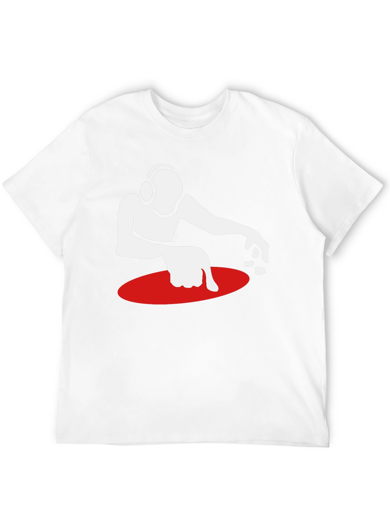 DJ Turntable Graphic Tee - Black Cotton T-Shirt