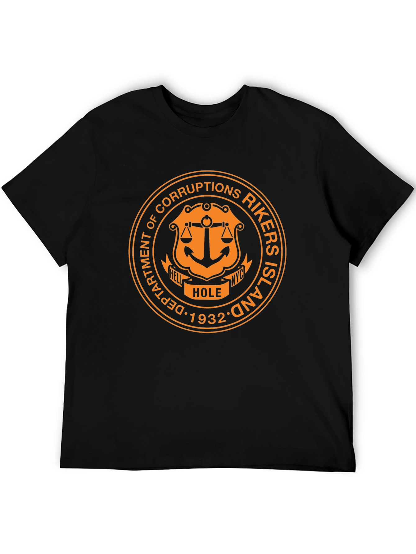Rikers Island Department of Corruptions T-Shirt