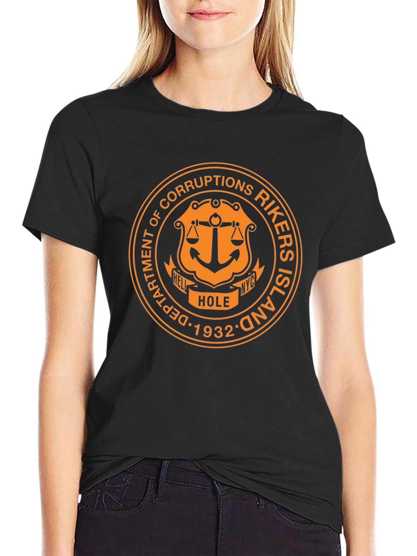 Rikers Island Department of Corruptions T-Shirt