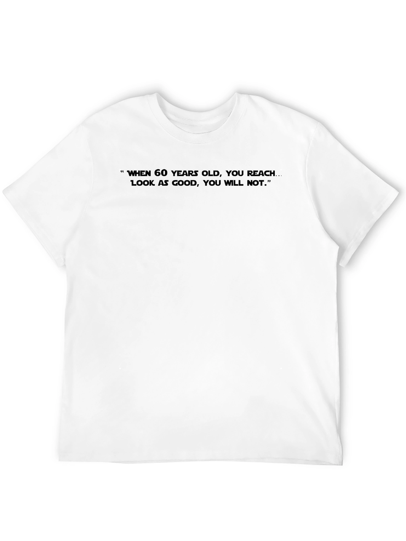 Humorous 60 Years Old Black T-Shirt