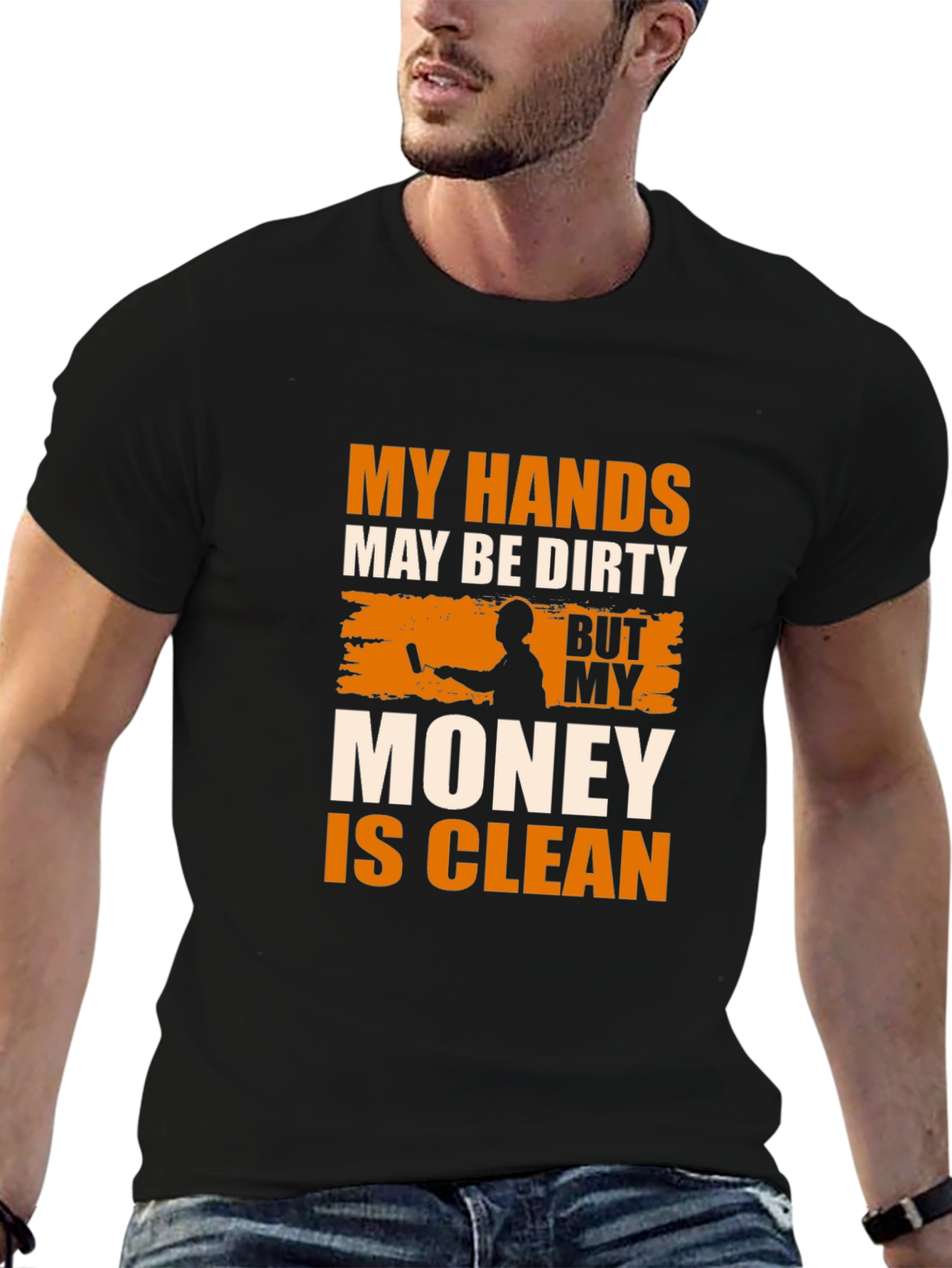 Dirty Hands Clean Money Graphic T-Shirt