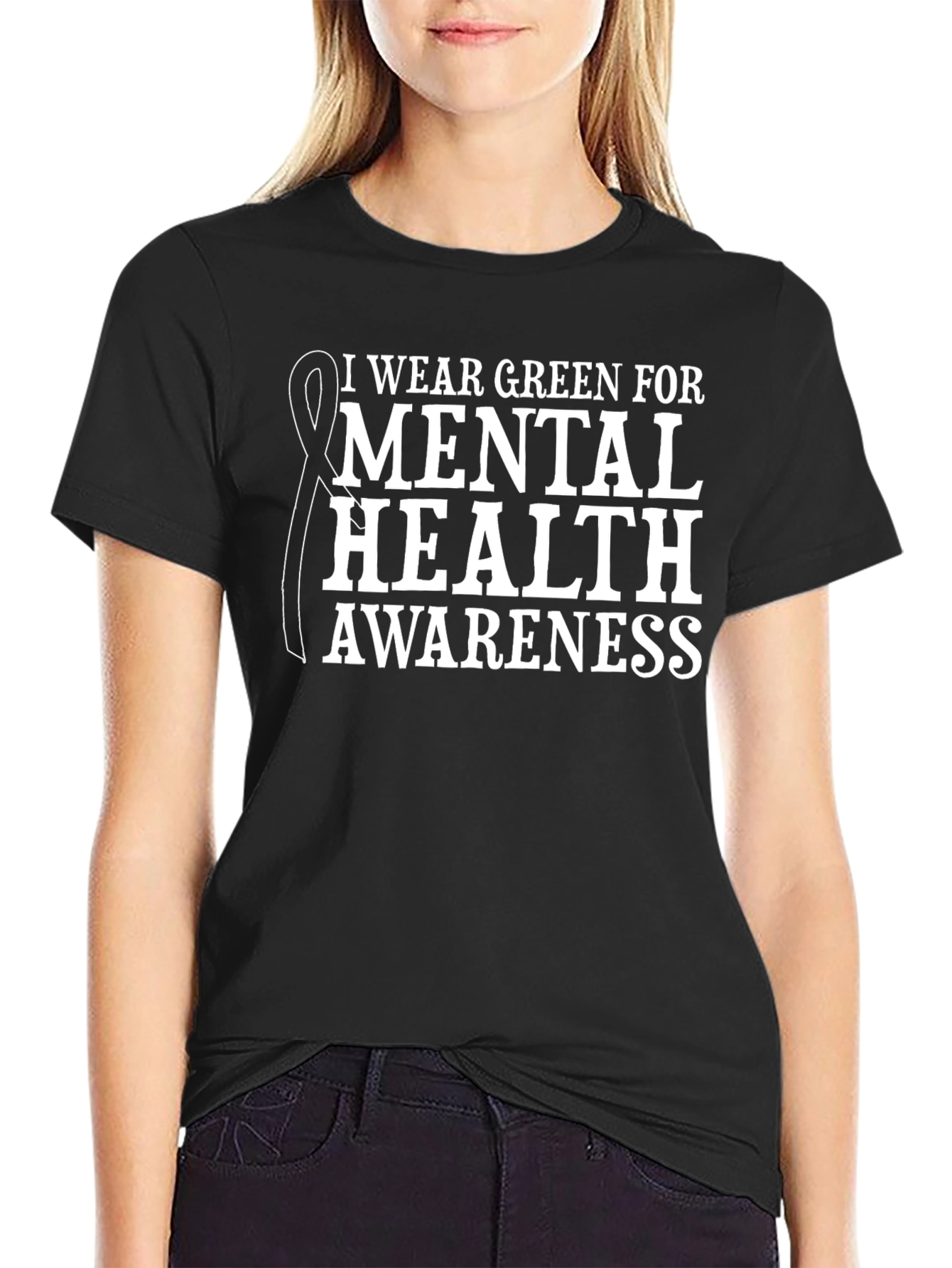Mental Health Awareness Tee - I Wear Green