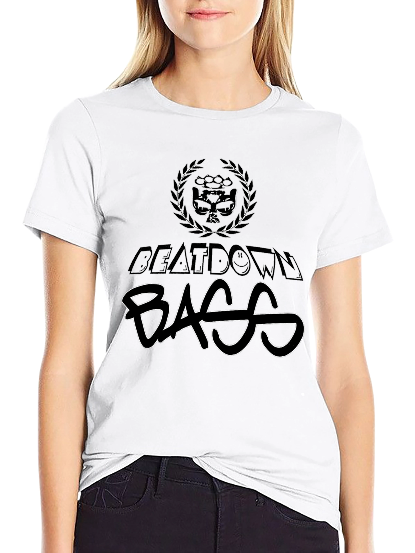 Beatdown Bass Black Graphic Tee