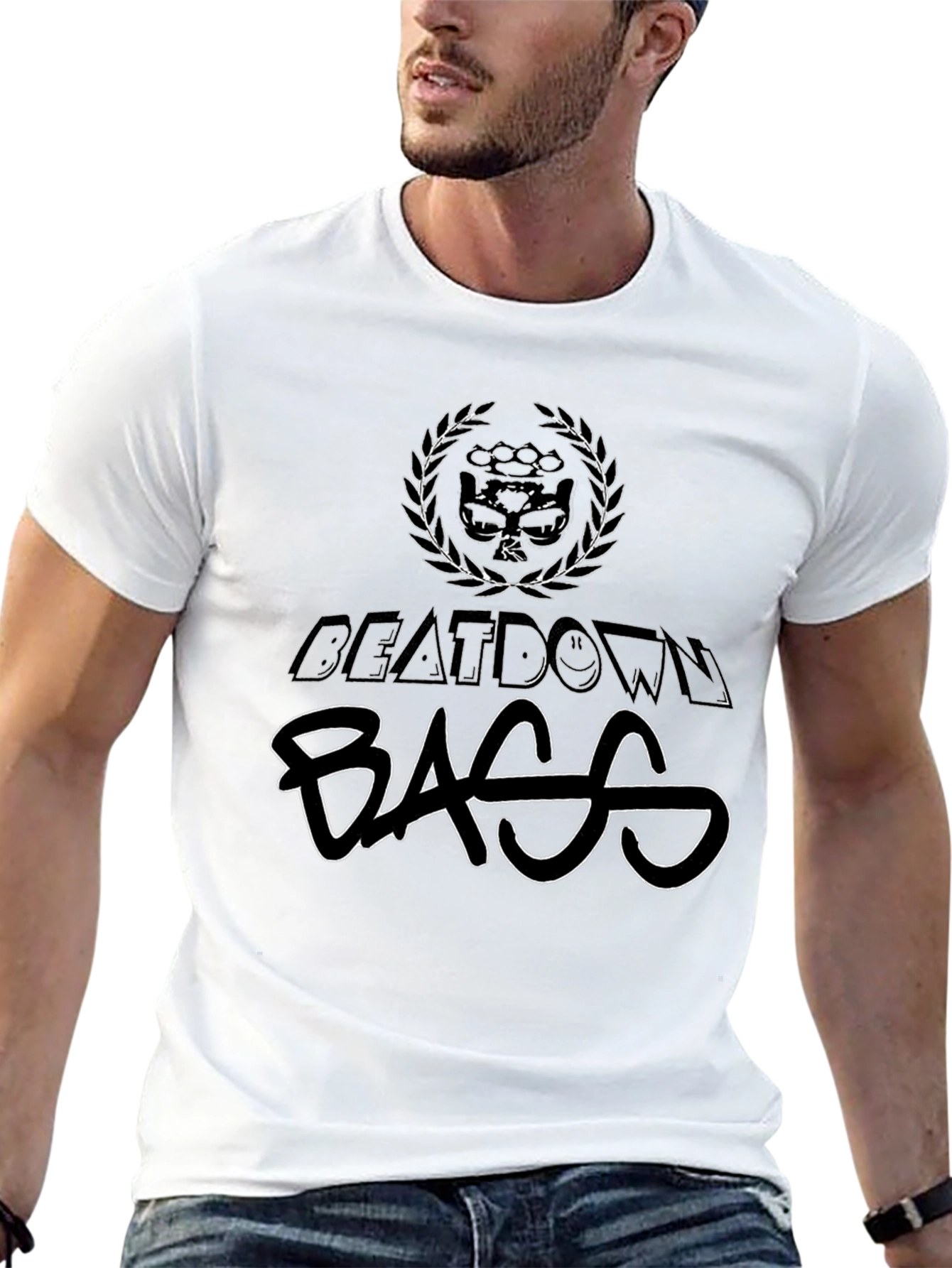Beatdown Bass Black Graphic Tee