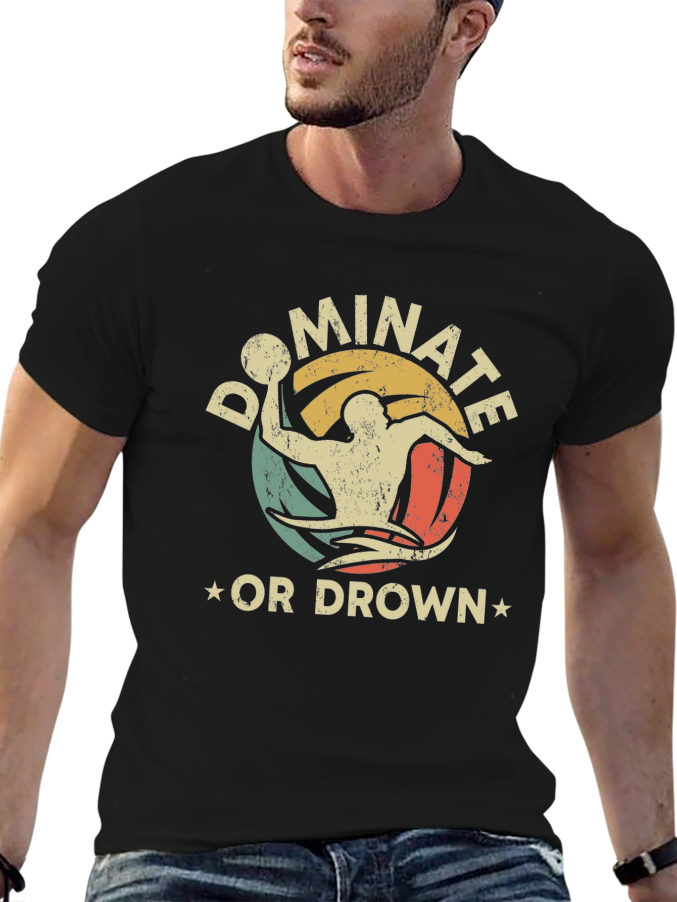 Dominate or Drown Graphic Tee