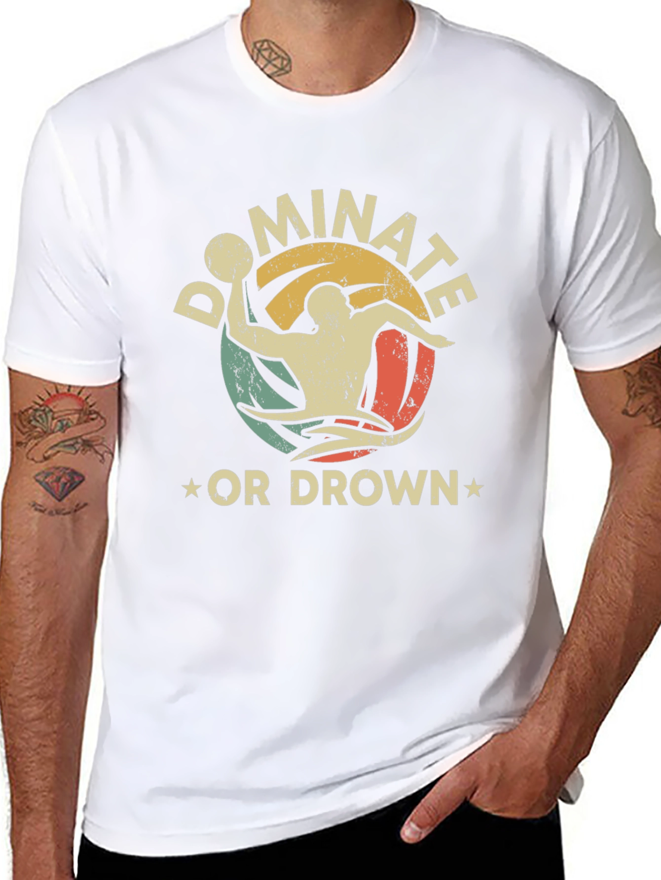 Dominate or Drown Graphic Tee