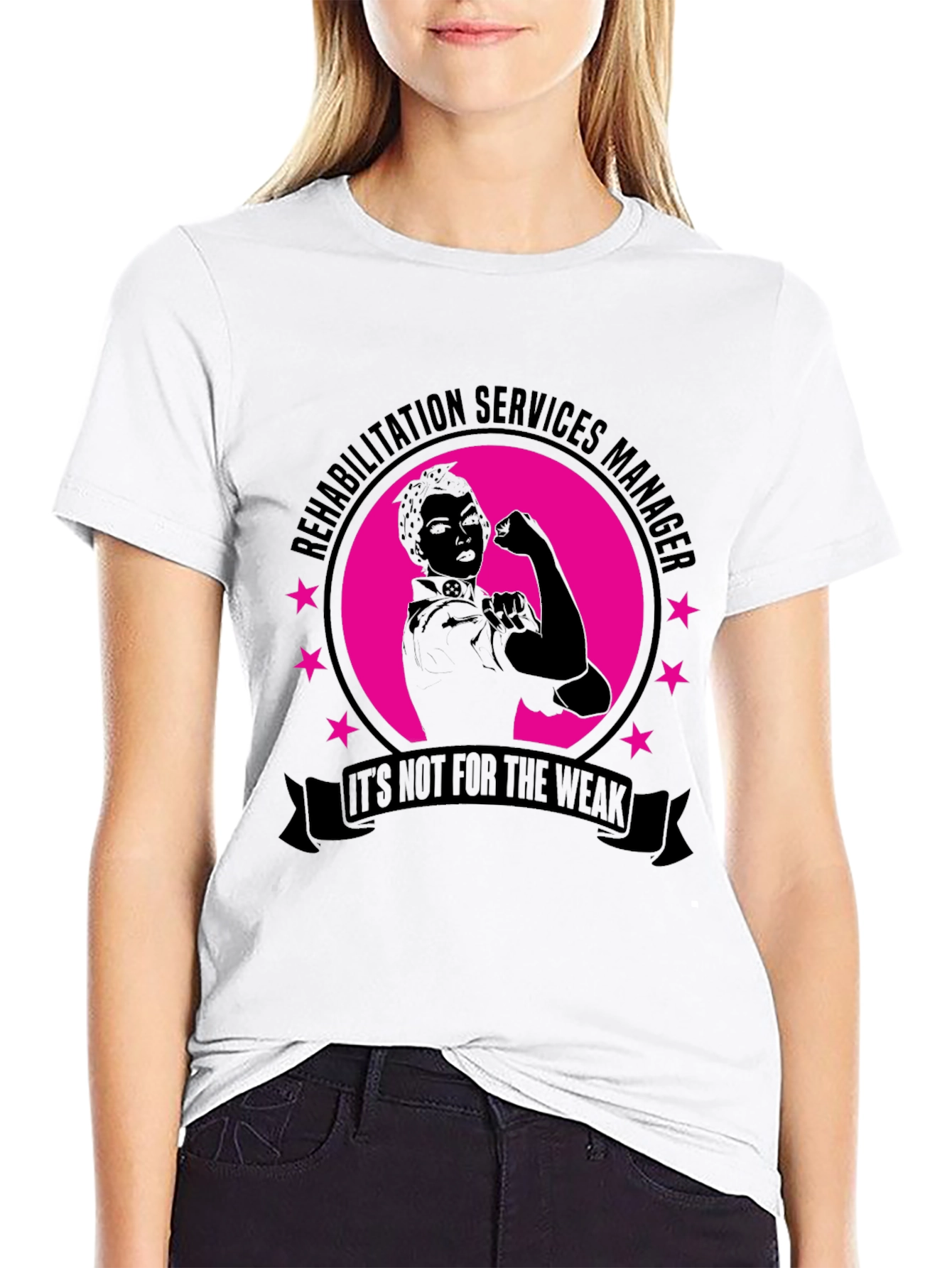 Rehabilitation Services Manager Black T-Shirt