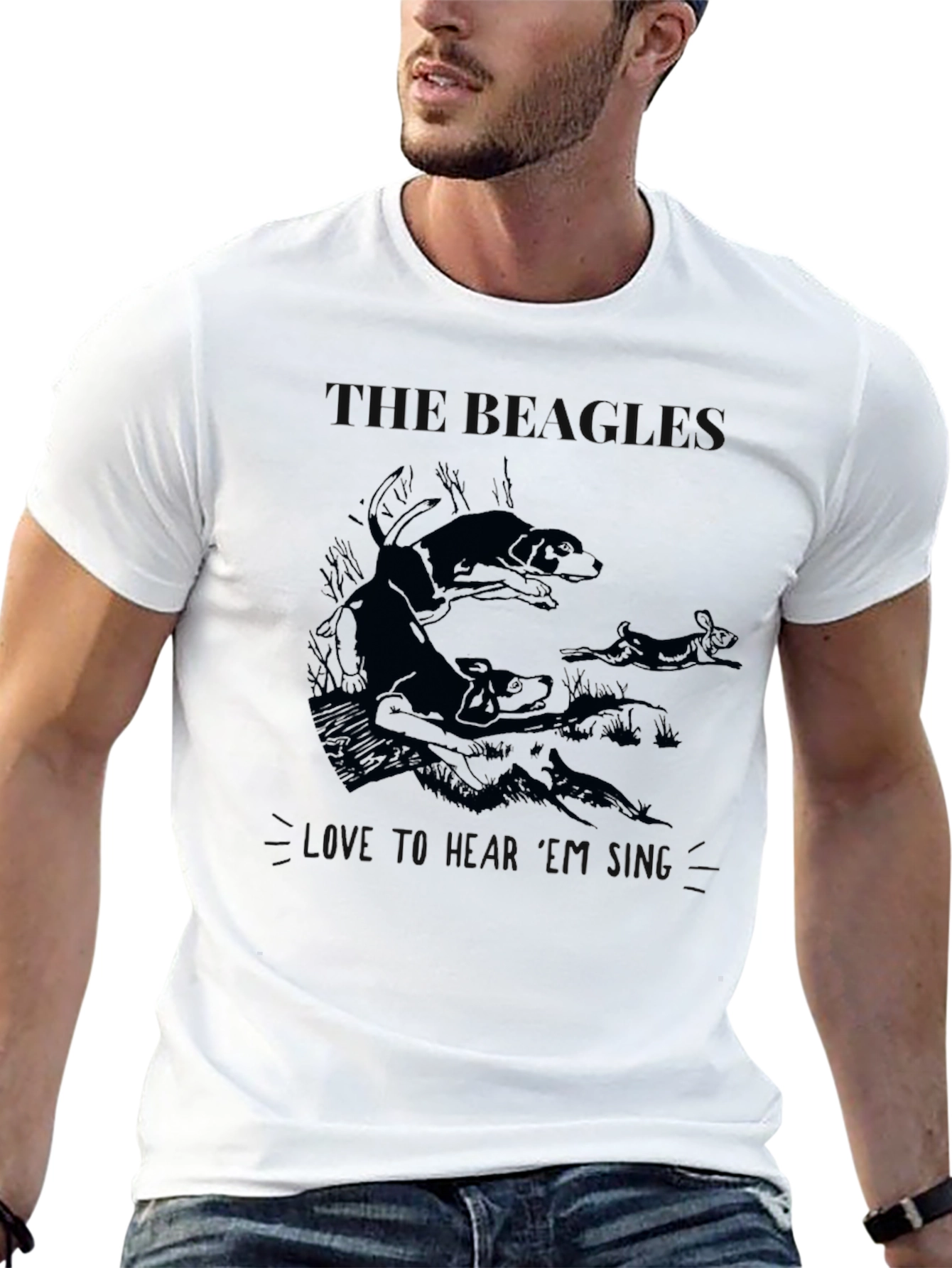 The Beagle T-Shirt - Classic Hunting Dog Design