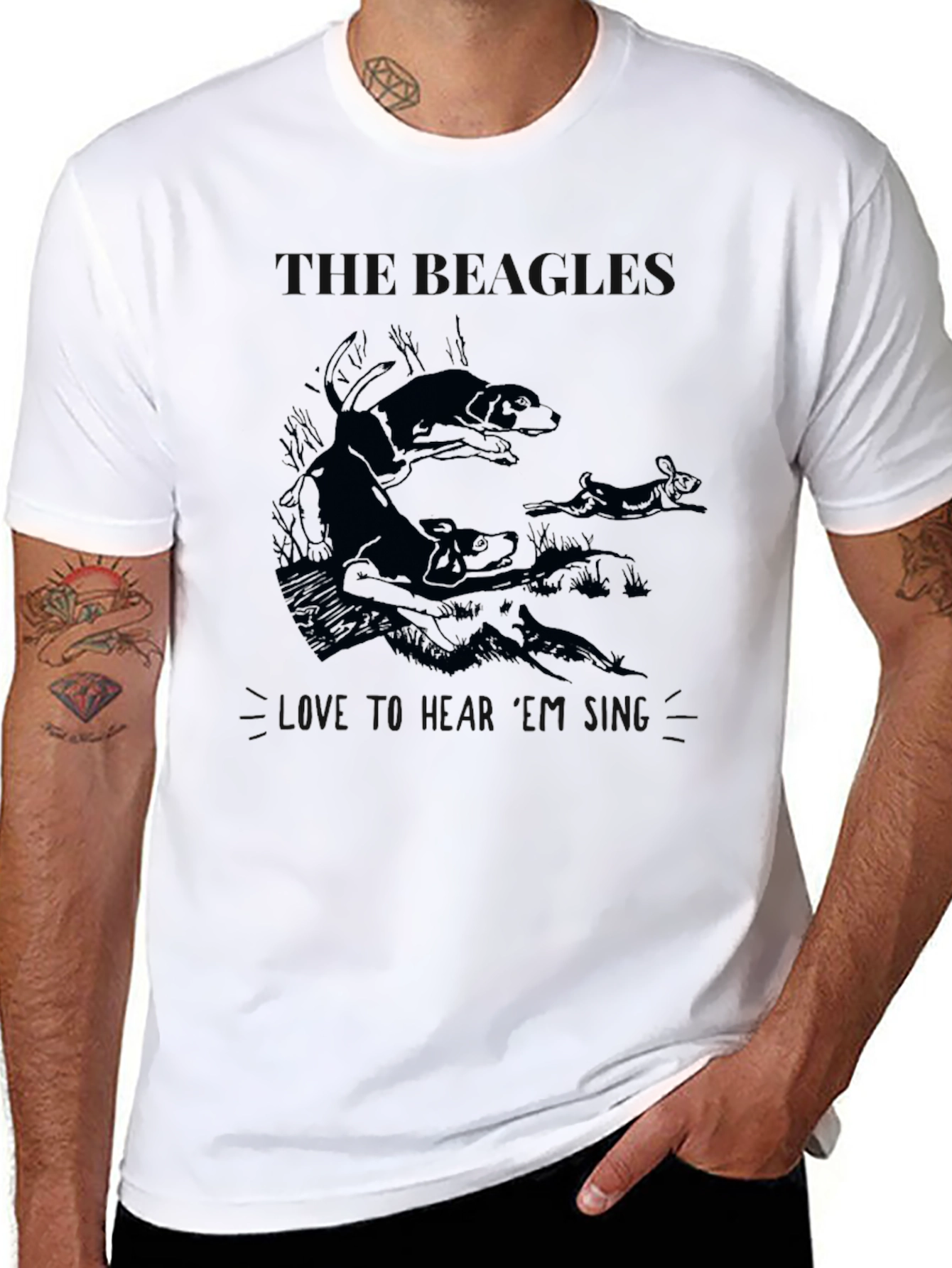 The Beagle T-Shirt - Classic Hunting Dog Design