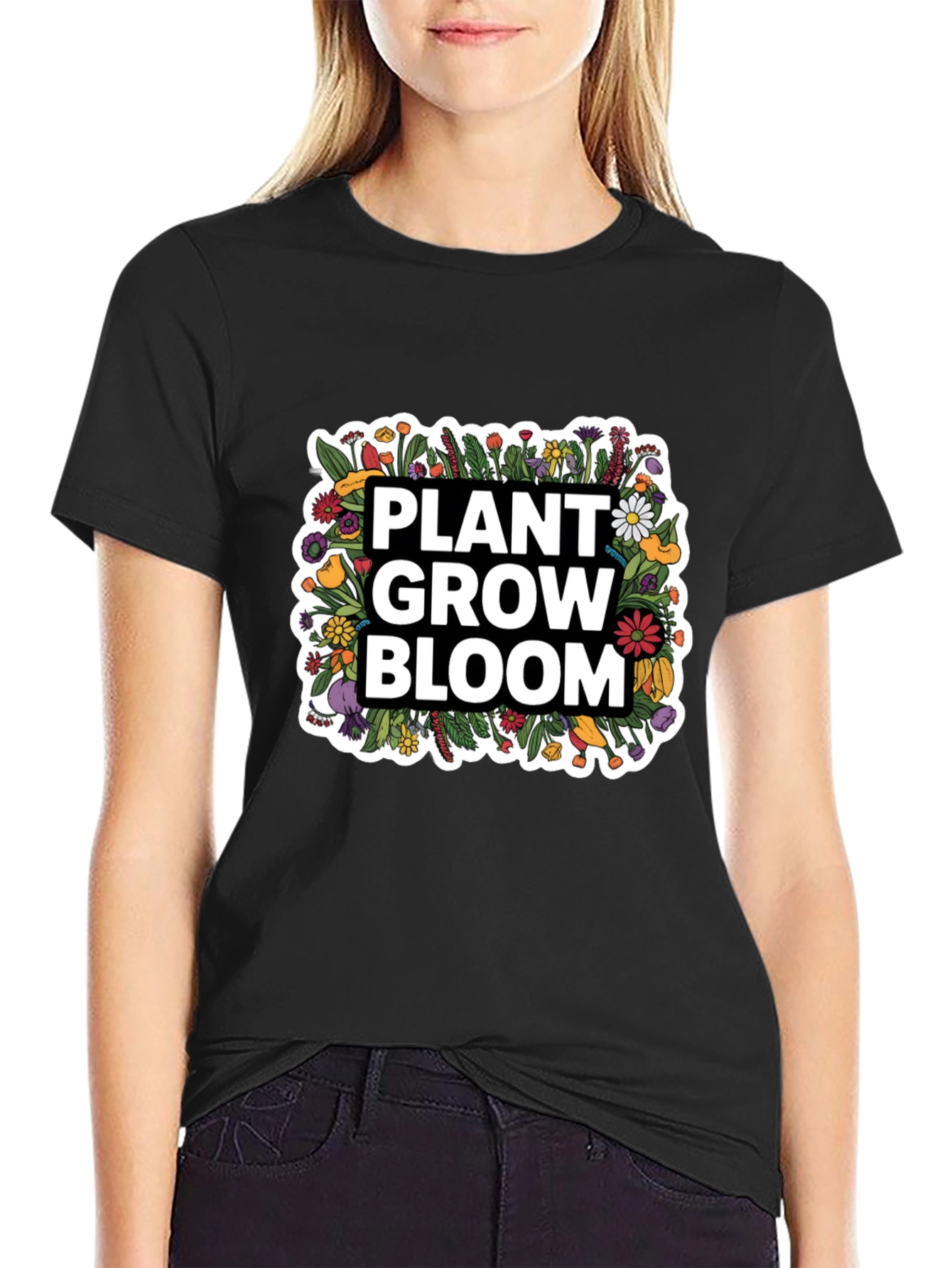 Plant Grow Bloom Floral Graphic Tee
